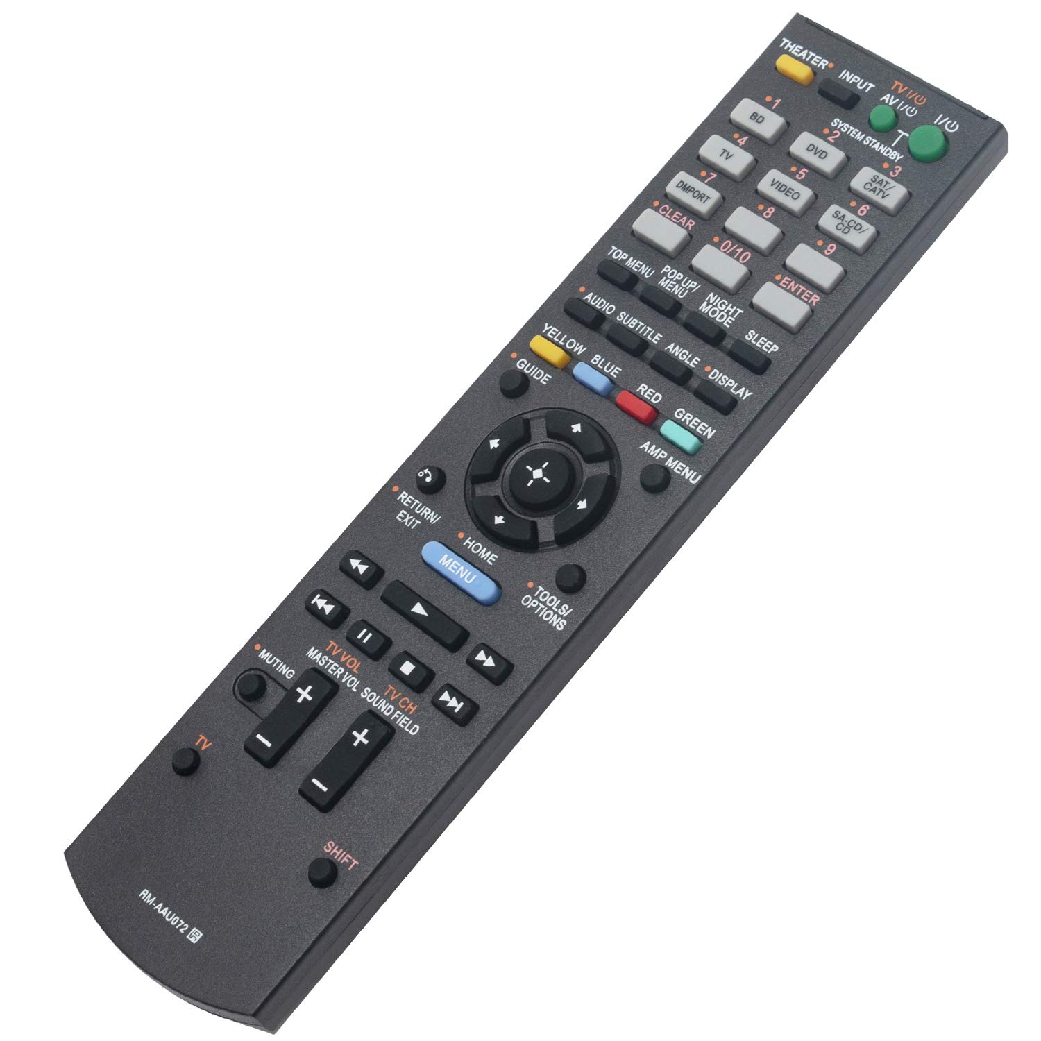ALLIMITY RM-AAU072 Replacement Remote Control Compatible with Sony Audio Theater Systems STR-DH520, SA-WCT150, STR-KS370, HT-CT150HP - Perfect for Home Theater & Entertainment Setup