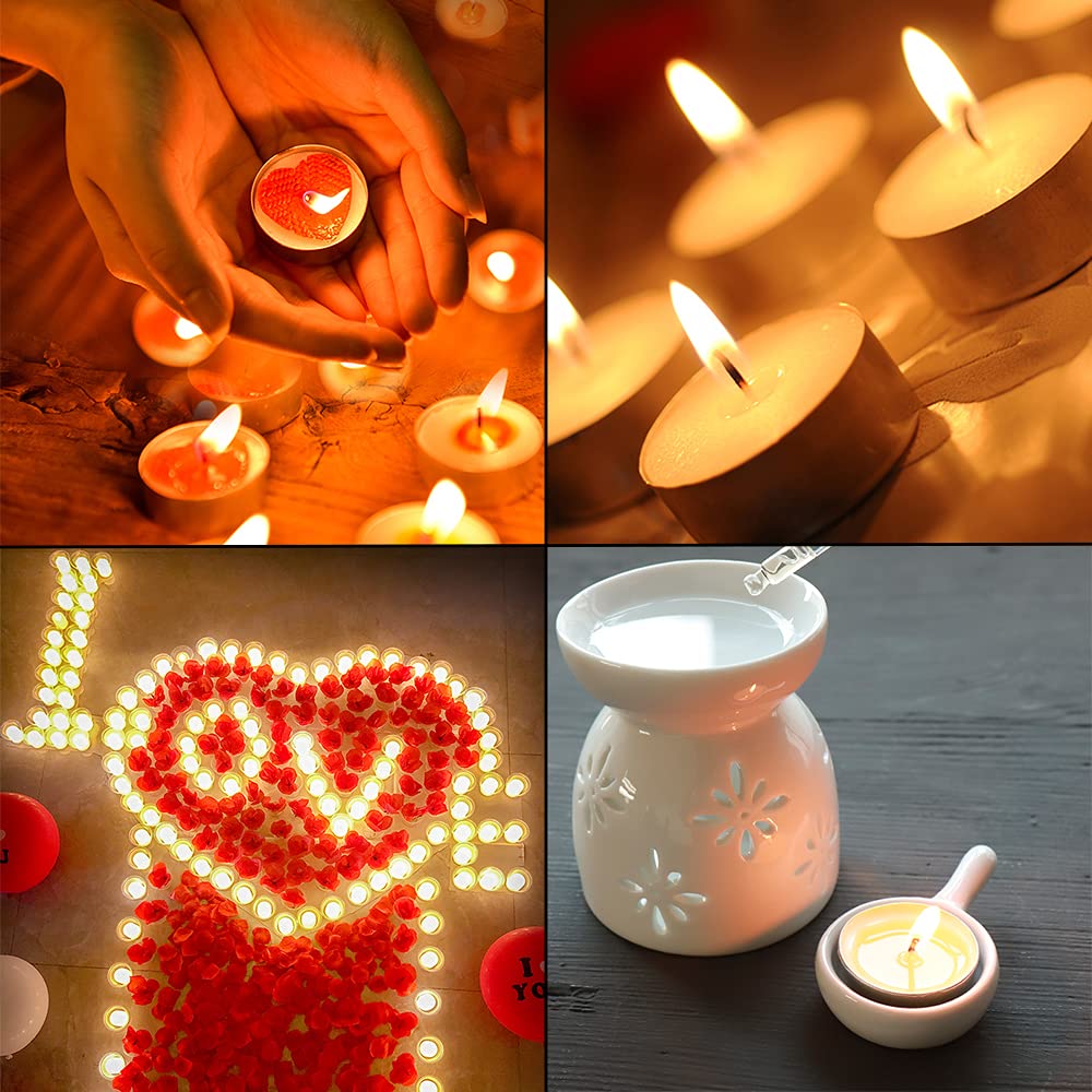 WFPLUS 100 Pcs Aluminum Tea Light Holders - Empty Candle Wax Containers with 100 Wicks - DIY Candle Making Supplies for Home Decor, Weddings & Parties - Metal Tea Light Tins in Carton Box