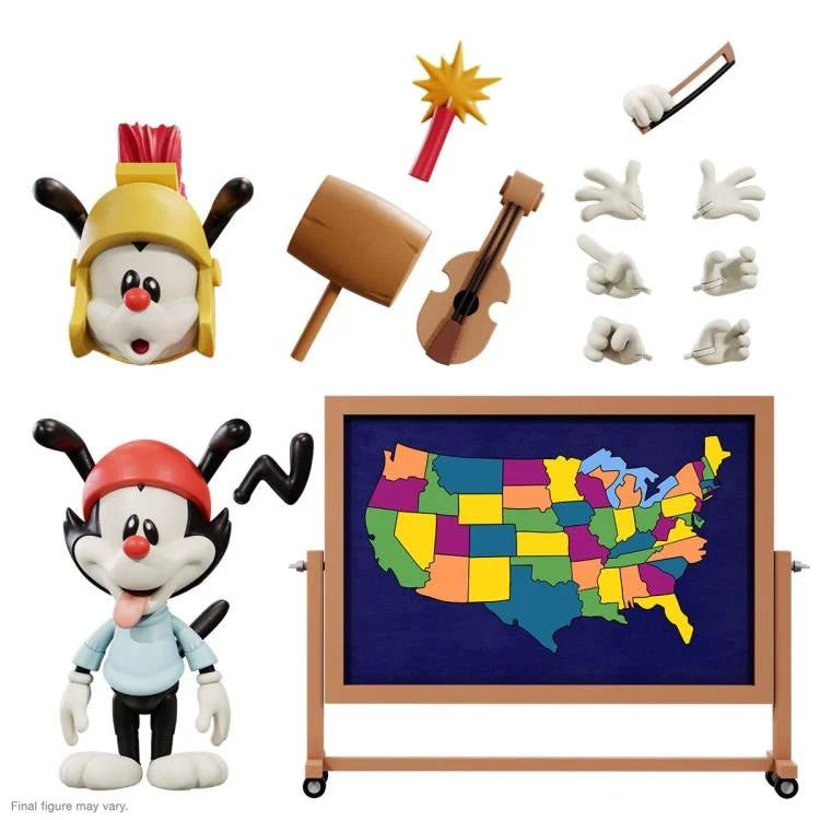 Animaniacs ULTIMATES! Wakko Action Figure - Collectible Cartoon Character Toy for Fans & Display | Perfect for Home Decor, Office Display, and Gift Giving