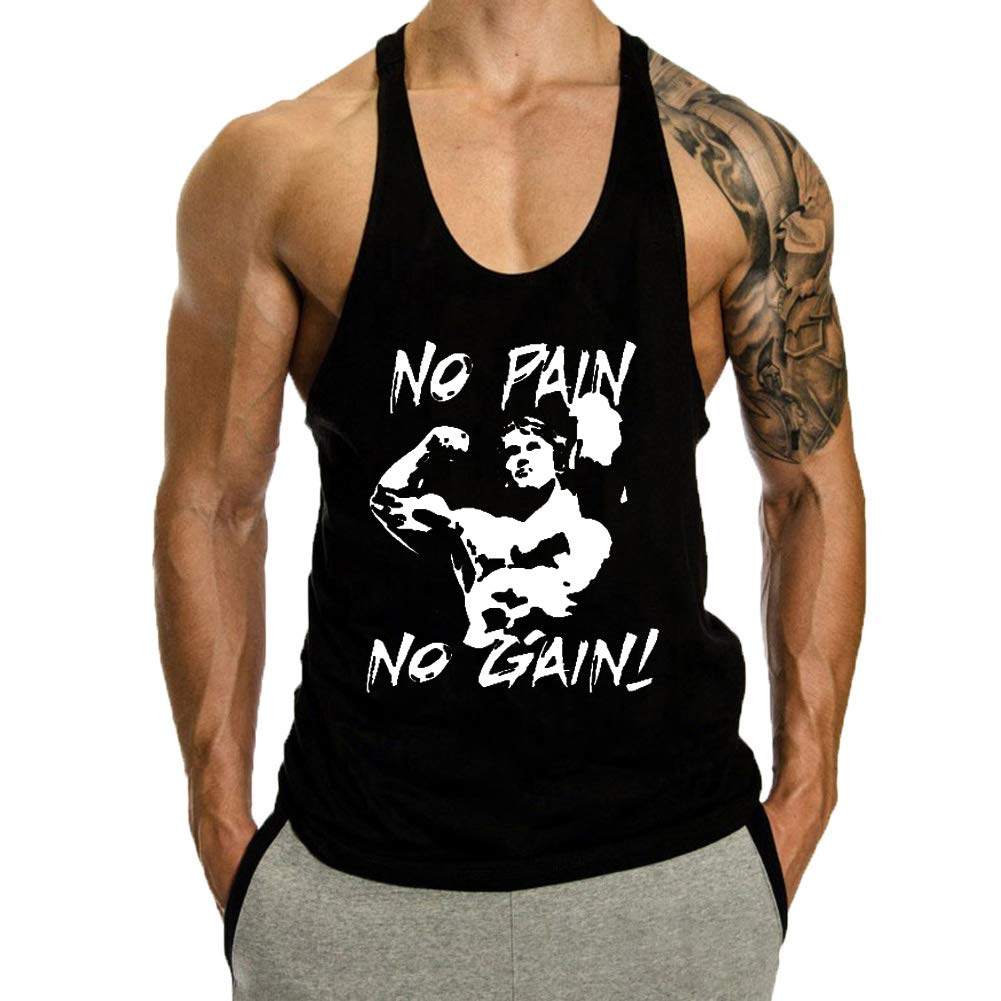 Men's 3 Pack Y-Back Tank Tops - Breathable Workout Shirts for Gym, Fitness & Bodybuilding - Sleeveless Muscle Tees for Running, Weightlifting & Summer Activities