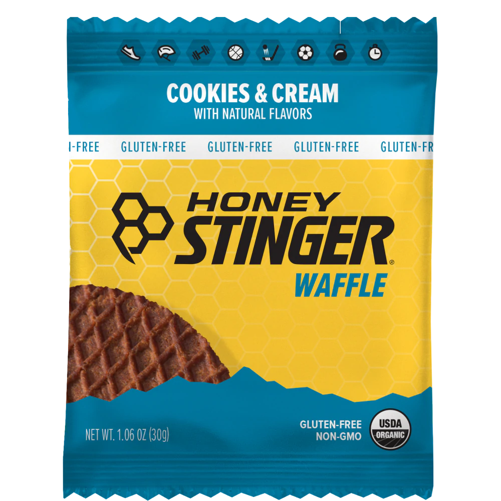 Honey Stinger Organic Waffles - Energy Snacks for Cycling, Running & Hiking - Gluten-Free & Natural Ingredients for Active Lifestyles