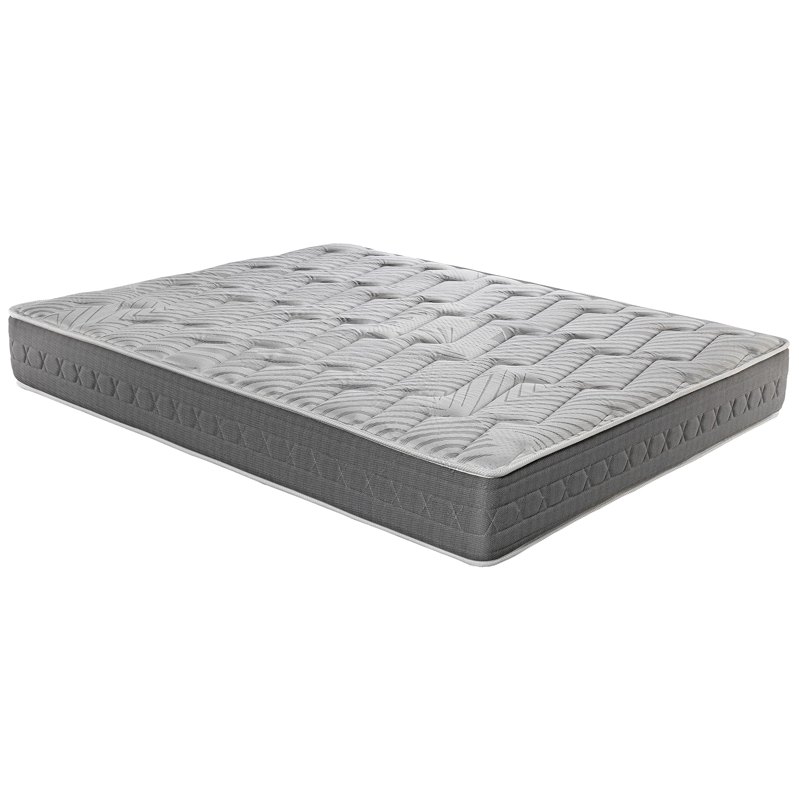 Royal Sleep Carbon Thread & Bioceramic Memory Foam Mattress - 135x190cm, High Firmness, Premium Quality, Anti-Stress & Regenerative Effect, 25cm Height - Ceramic Plus Mattress for Back Pain Relief & Deep Sleep - Perfect for Master Bedroom, Guest Room, or Apartment