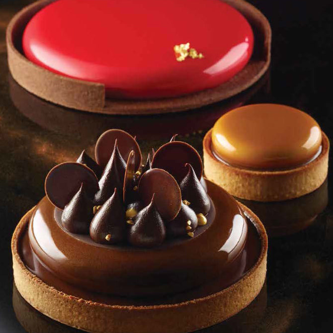 Tarte Ring Kit - 0.78 Inch Height Perforated Design for Baking, Cooking & Kitchen Decor | Perfect for Pie Crusts, Pastries & Decorative Dough Cutting