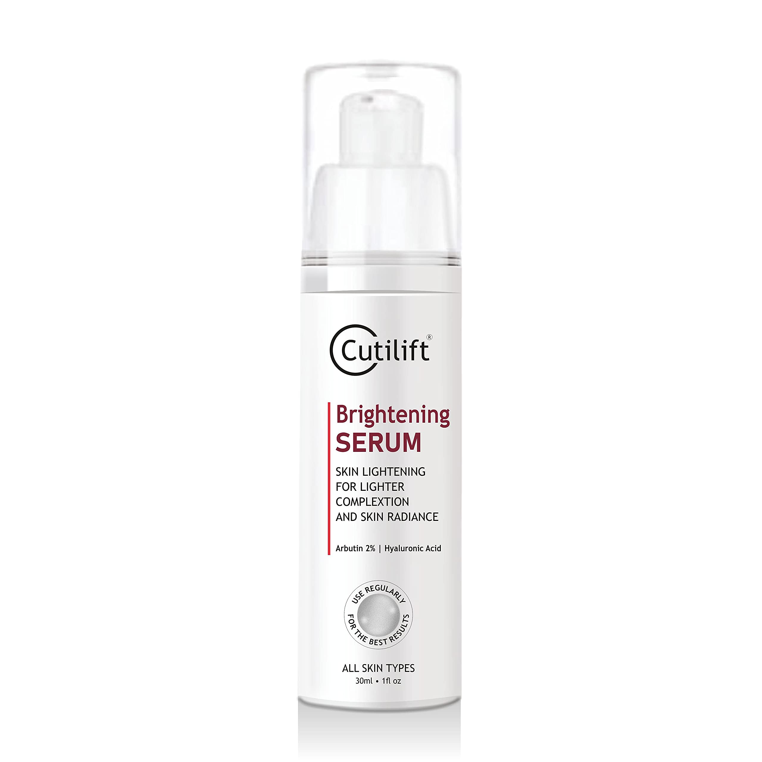Cutilift Brightening Serum with Arbutin & Niacinamide - Dark Spot Corrector for Face, Hyperpigmentation Treatment - Perfect for Daily Skincare Routine & Nighttime Use