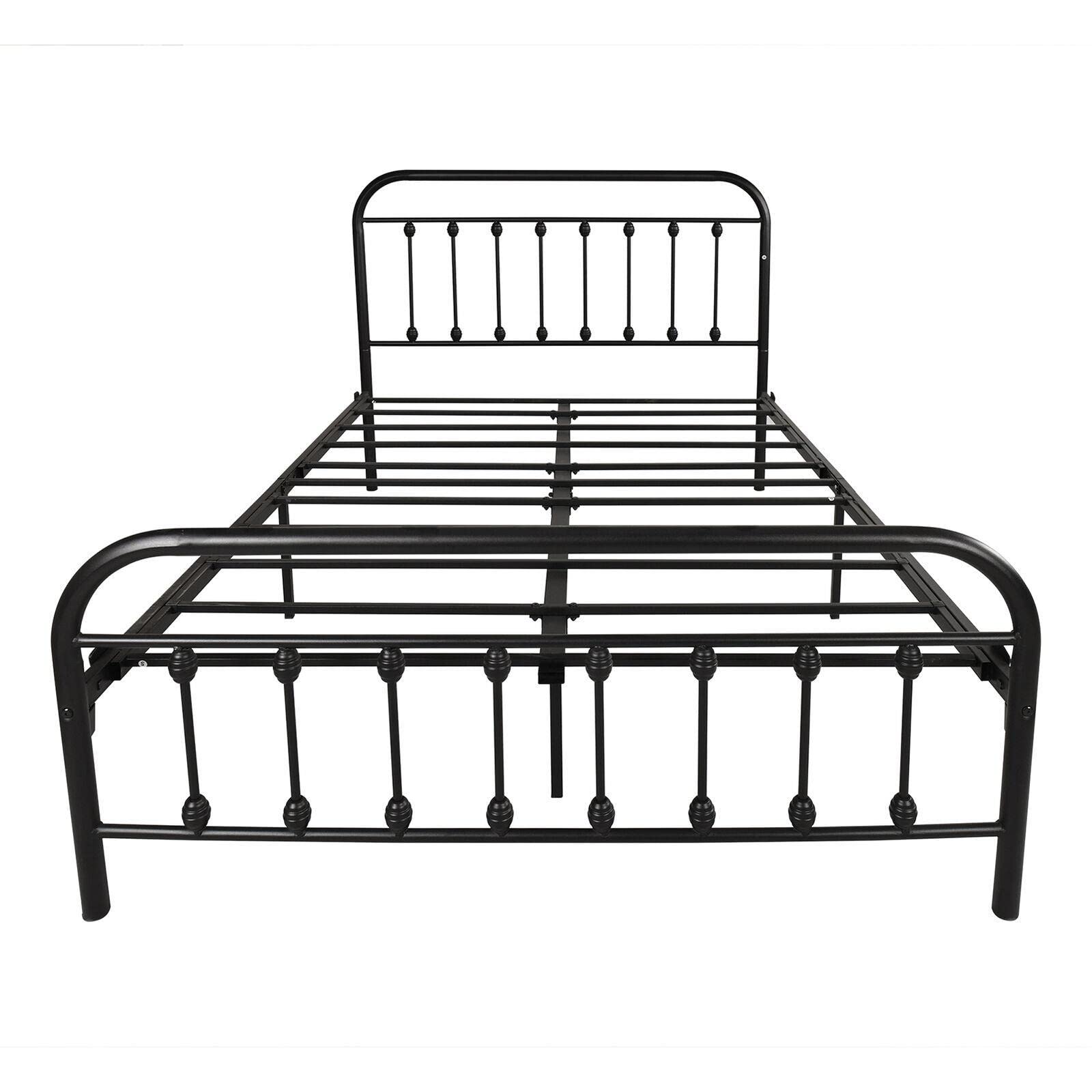 Full Size Platform Bed Frame - Sturdy Bedroom Furniture for Home Decor