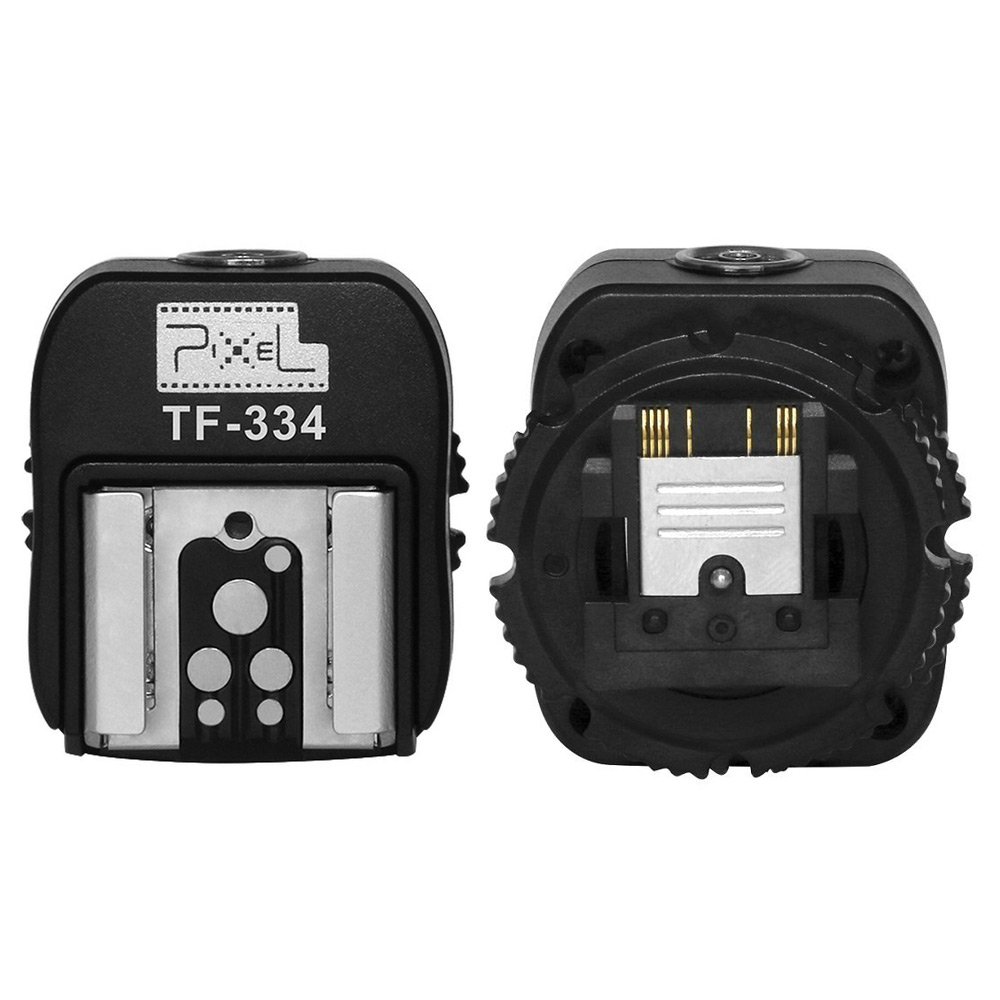 Pixel TF-334 Flash Hot Shoe Adapter - Convert Sony Mi to Canon/Nikon Flash with PC Sync Port | Perfect for Studio Photography & On-Location Shoots