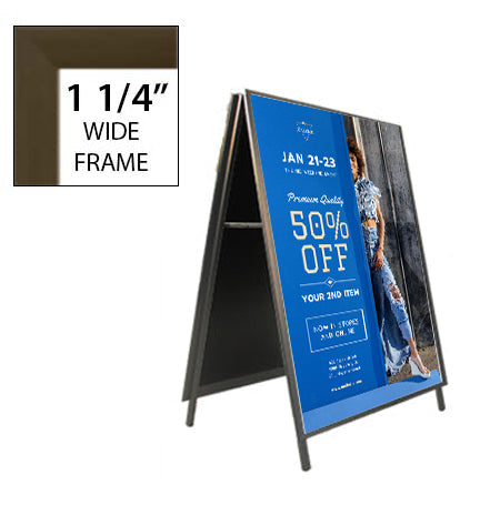 20x24 A-Frame Sign Holder with 1 1/4