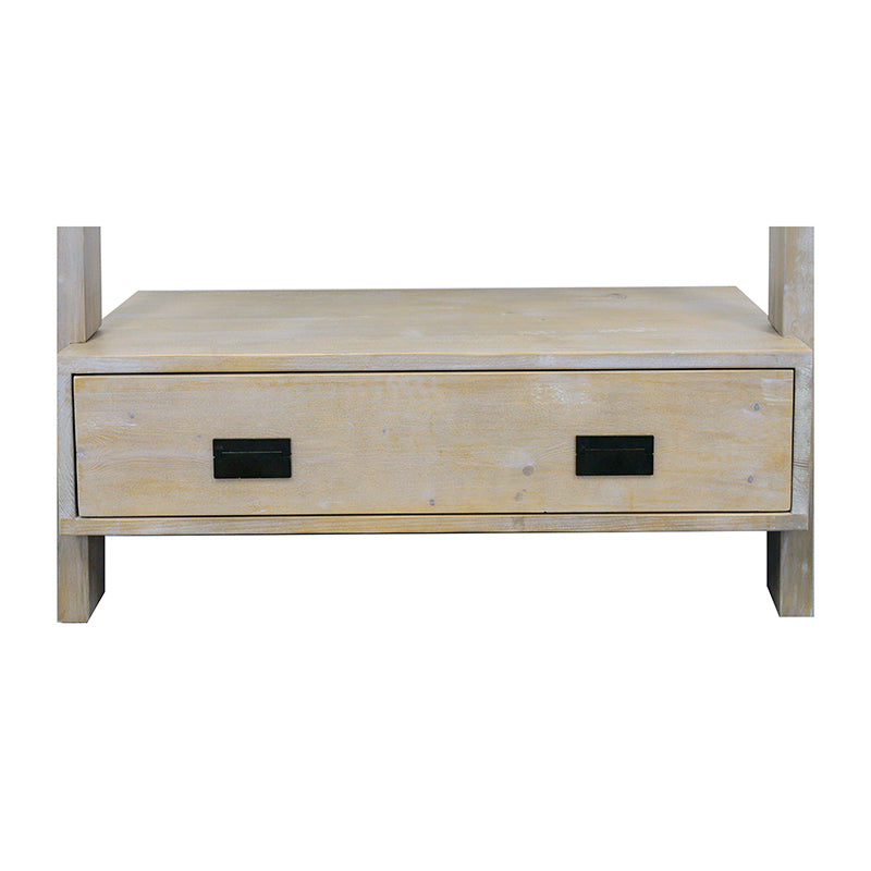 BODEN 91cm Grey Display Unit - Modern Storage Shelf for Living Room, Bedroom, or Office Organization