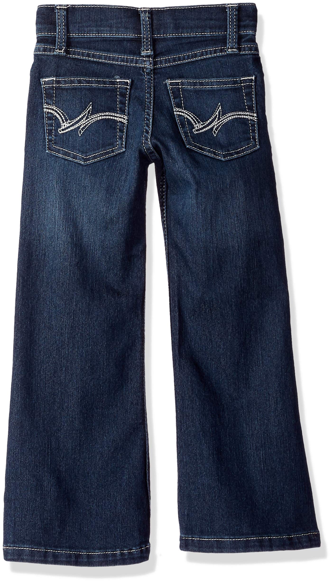 Wrangler Girls' Western Boot Cut Jeans - Comfortable & Stylish Denim Pants for School, Play & Outdoor Activities
