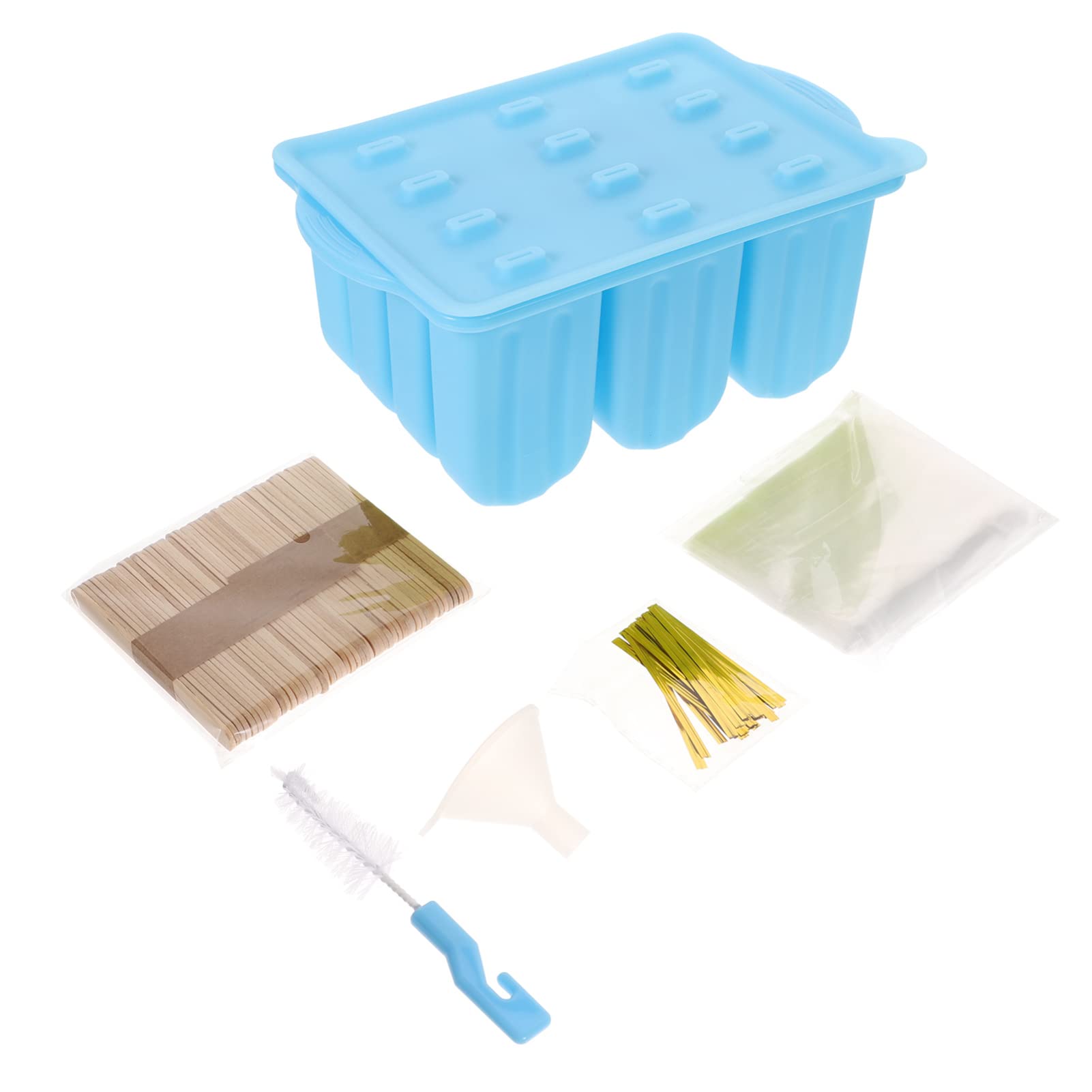 DOITOOL Silicone Popsicle Molds with Sticks & Accessories - Perfect for Homemade Ice Pops & Ice Cream Treats