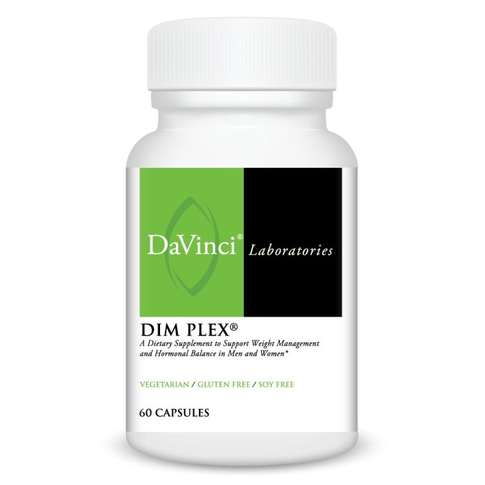 DaVinci Labs Dim Plex® - Premium DIM Supplement for Hormone Balance & Estrogen Metabolism - Supports Men's & Women's Wellness - Ideal for Fitness, Menopause & Prostate Health