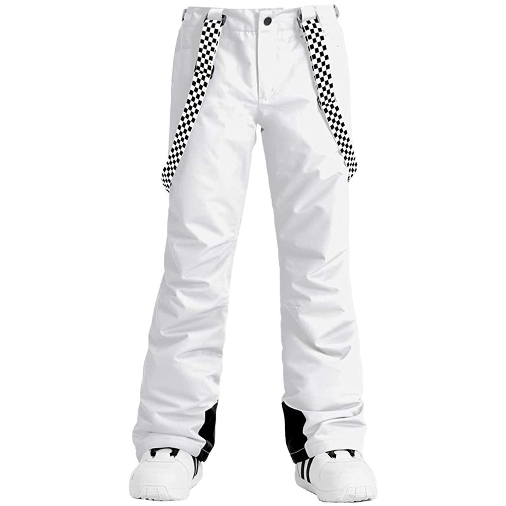 IMPHUT Women's Waterproof Ski Pants - Winter Snowboard Bib Overalls for Skiing, Hiking & Snow Sports - Warm Insulated Snow Pants for Outdoor Activities