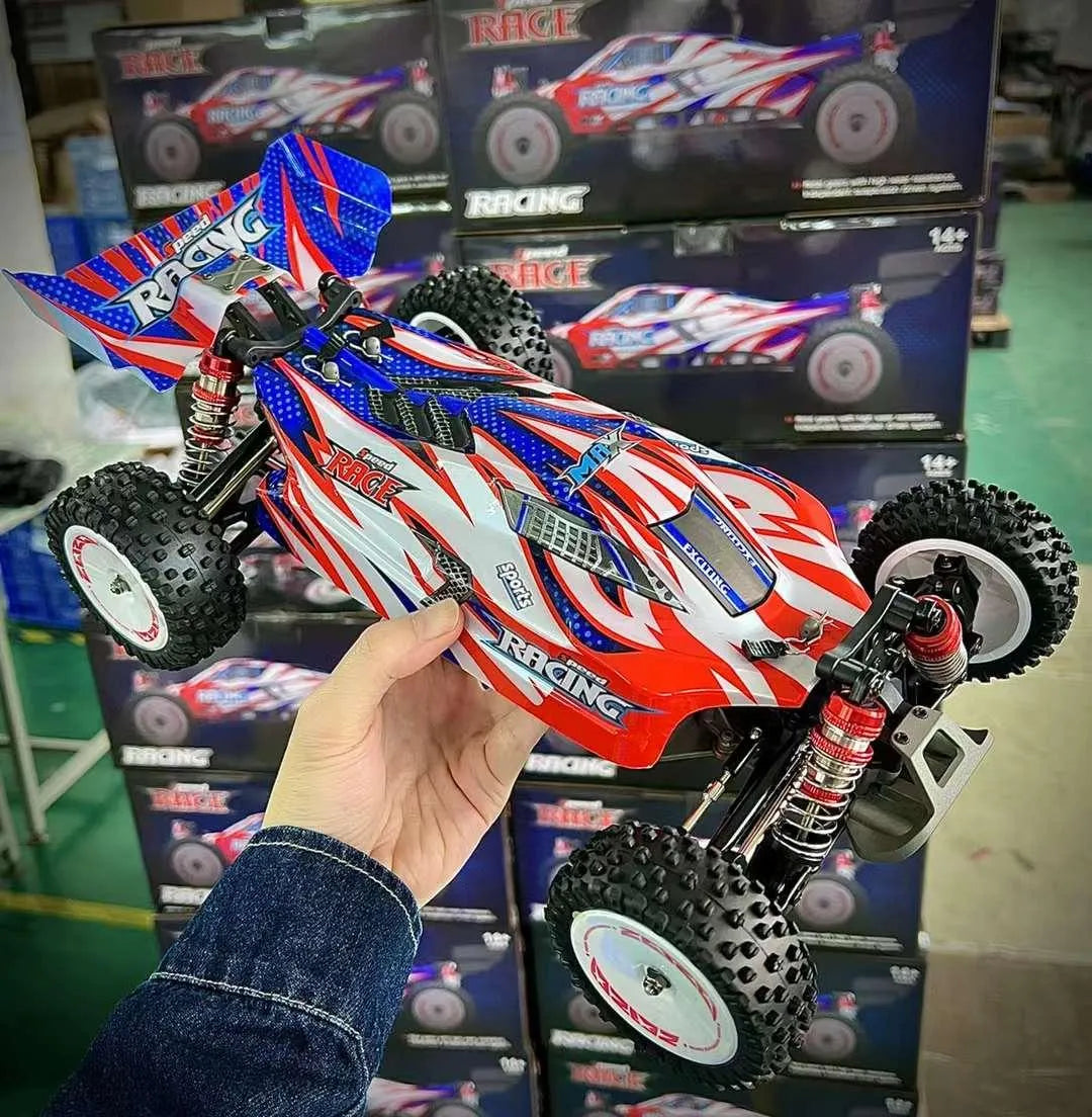 WLtoys 124008 1/12 Scale Brushless RC Buggy - 4WD High Speed Remote Control Car with 2.4Ghz, 60km/h - Perfect for Off-Road Racing, Backyard Driving & RC Hobby Enthusiasts