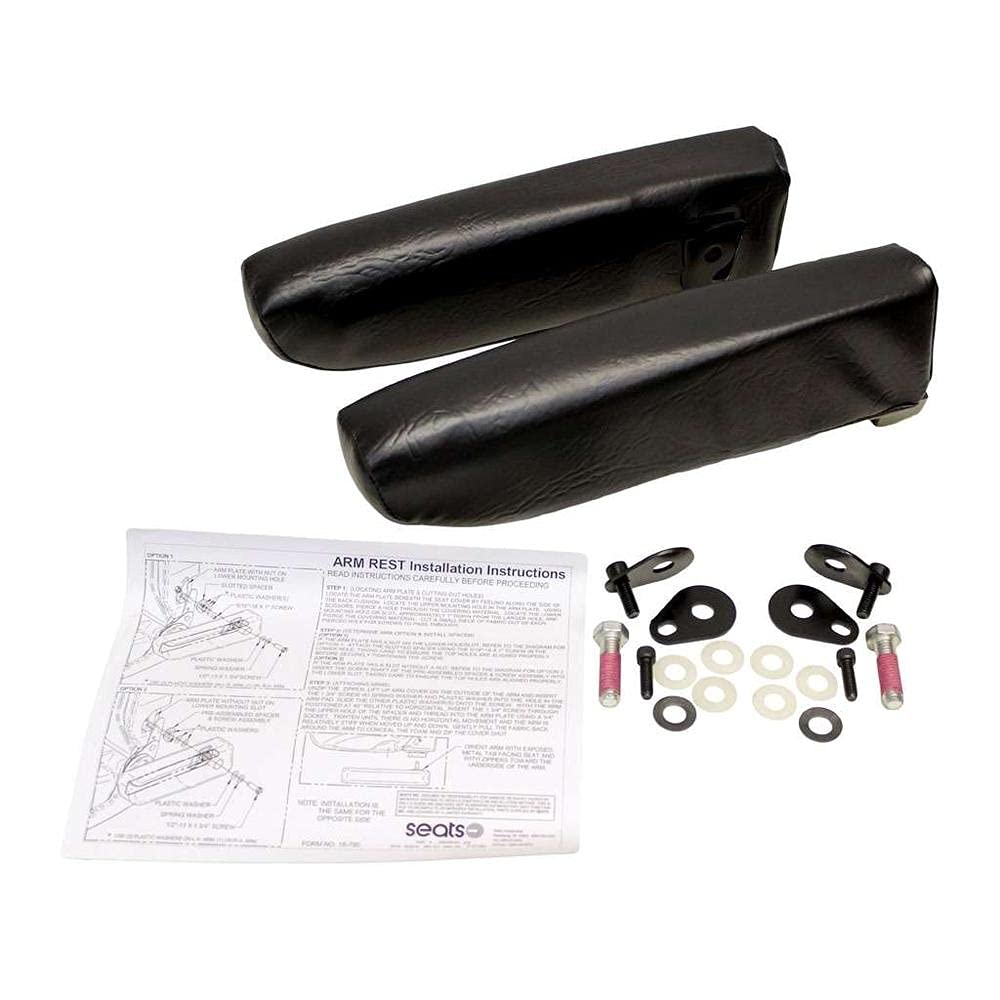 RAParts KM 115 116 118 1110 1400 1410 Padded Armrest Kit Replacement - Comfort Upgrade for Semi Truck & Heavy Duty Vehicles - Perfect for Long Haul Driving & Fleet Maintenance