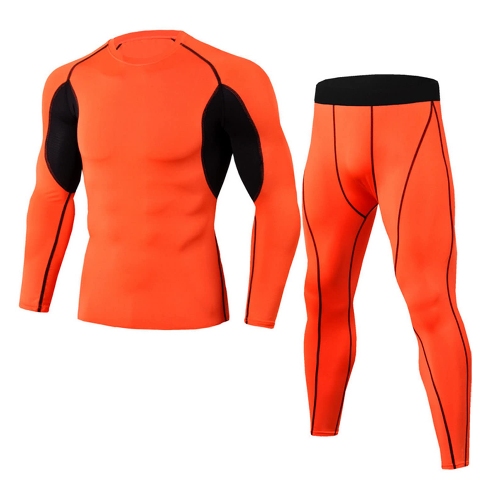 **Women's & Men's 2-Piece Quick-Dry Activewear Set – Long Sleeve Top & Leggings for Yoga, Running, Cycling, Basketball & Gym Workouts**