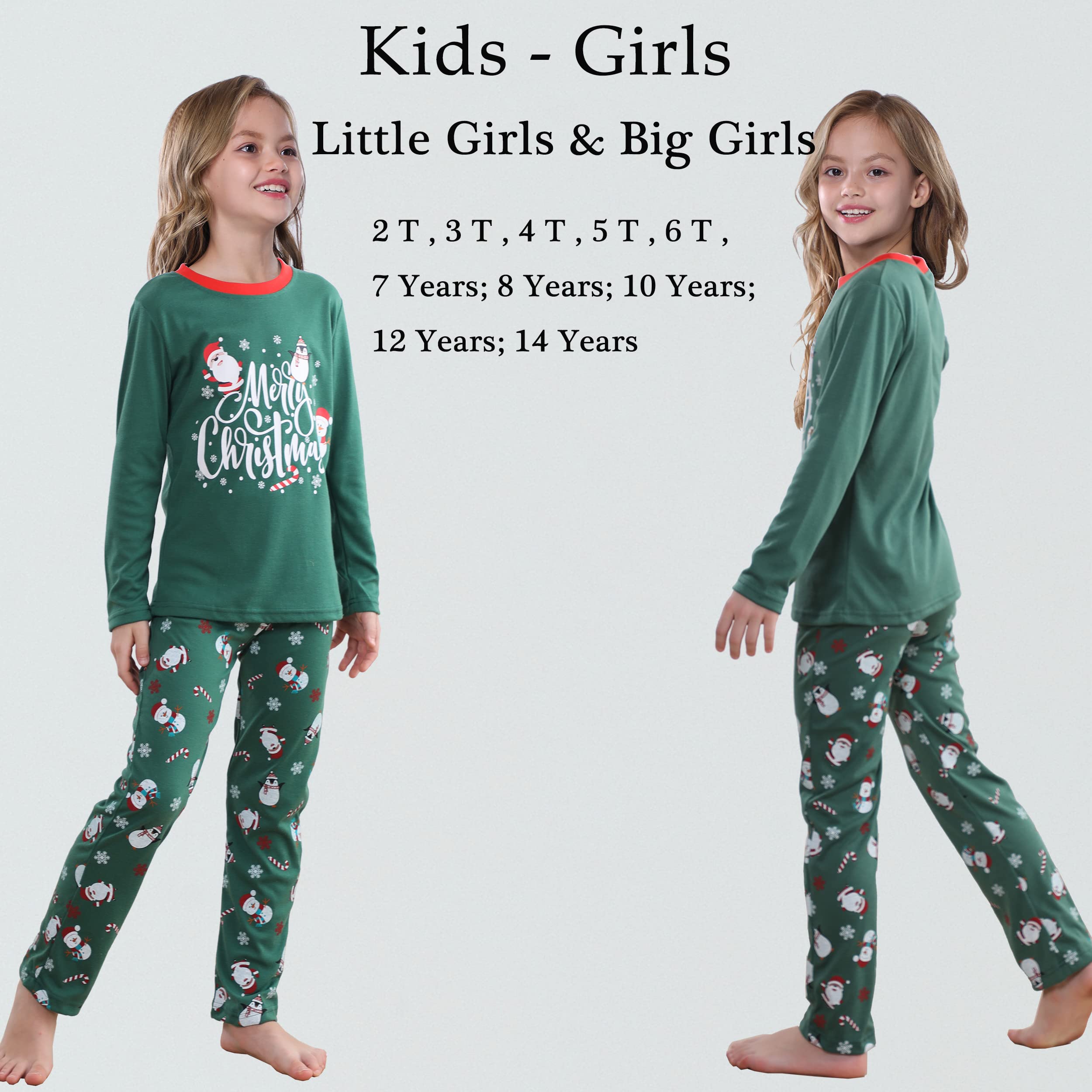 Santa Claus Matching Family Pajama Sets - Christmas Sleepwear for Men, Women & Kids - Cozy Holiday Outfits