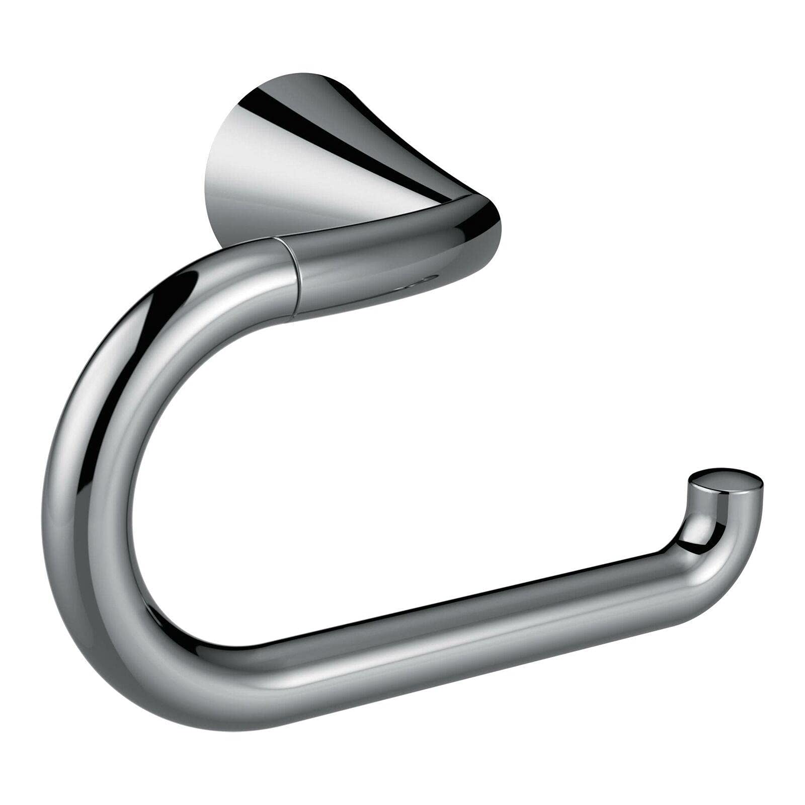 Wall Mounted Chrome Toilet Paper Holder - Bathroom Organizer & Storage Solution | Space-Saving Toilet Paper Stand for Modern Homes & Apartments