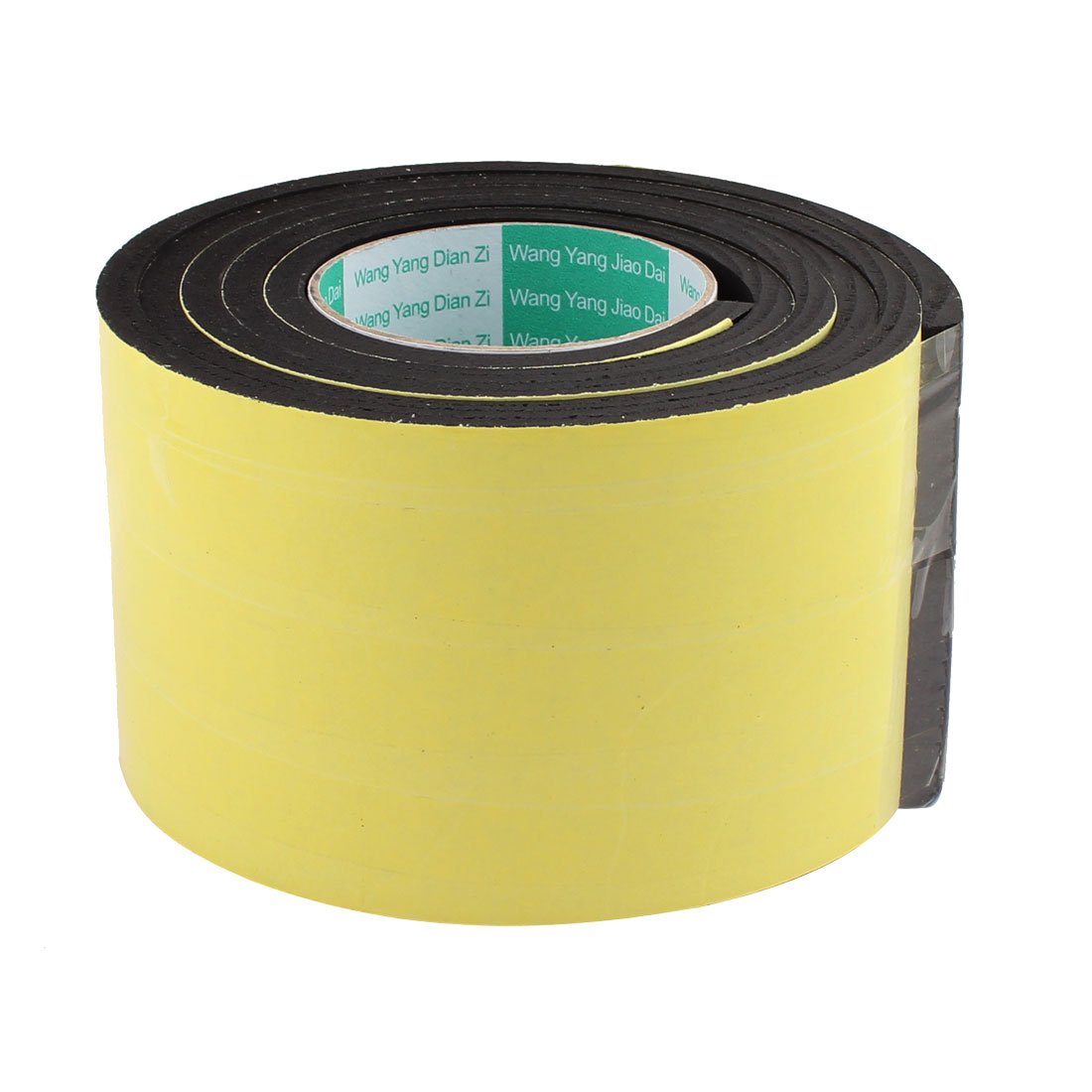 IIVVERR 100mm x 8mm EVA Single Side Sponge Foam Tape - 2 Meters Length - High Density Adhesive Foam Strip for DIY Crafts, Home Repair, Soundproofing & Weatherproofing
