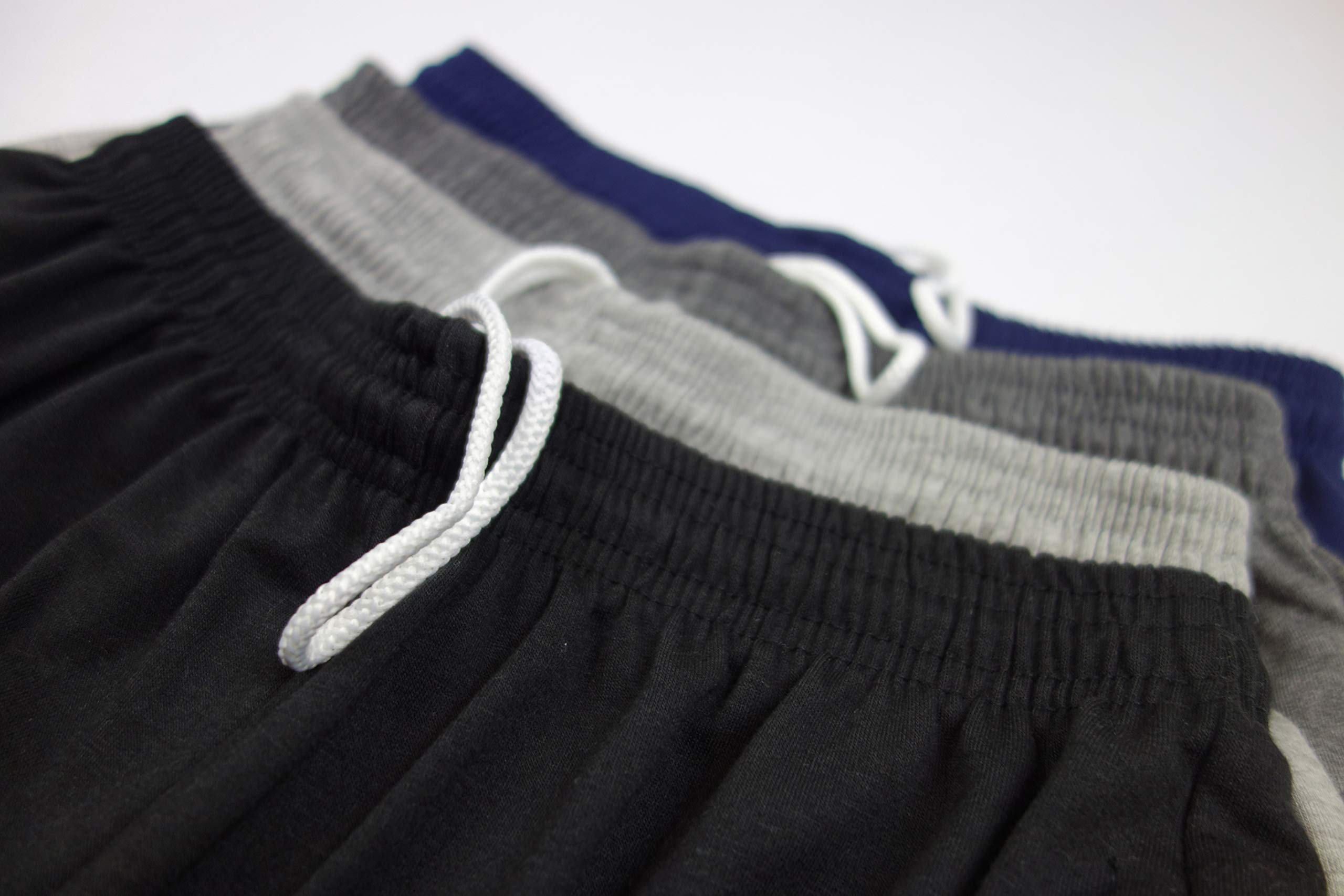 Men's Lightweight Terry Pocket Sweat Shorts with Drawstring | Made in USA | Comfortable Casual Wear for Gym, Running & Lounge