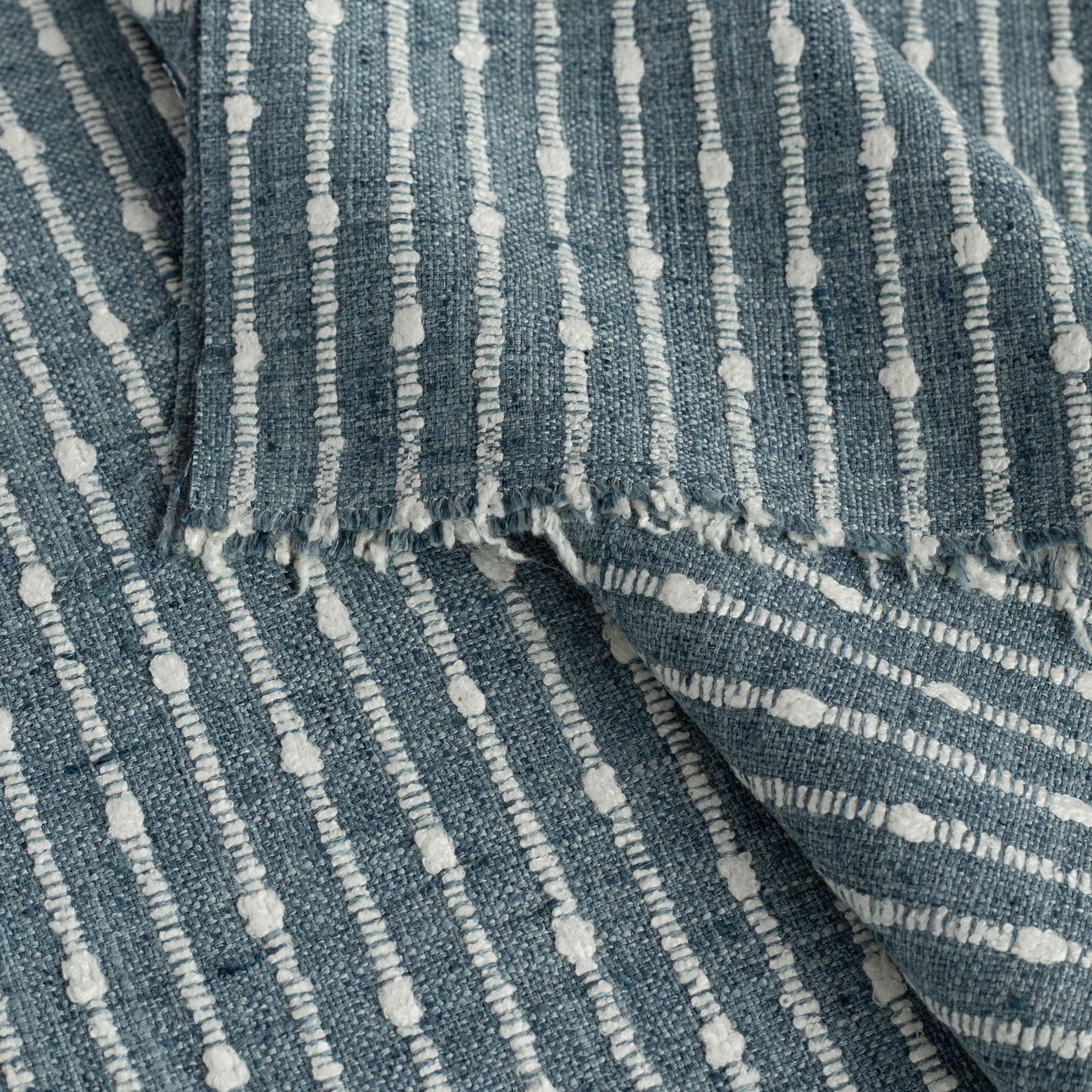 Premium Arren Stripe Fabric - Soft Chambray Cotton Material for Clothing & Home Decor | Perfect for Shirts, Dresses, Curtains & DIY Sewing Projects