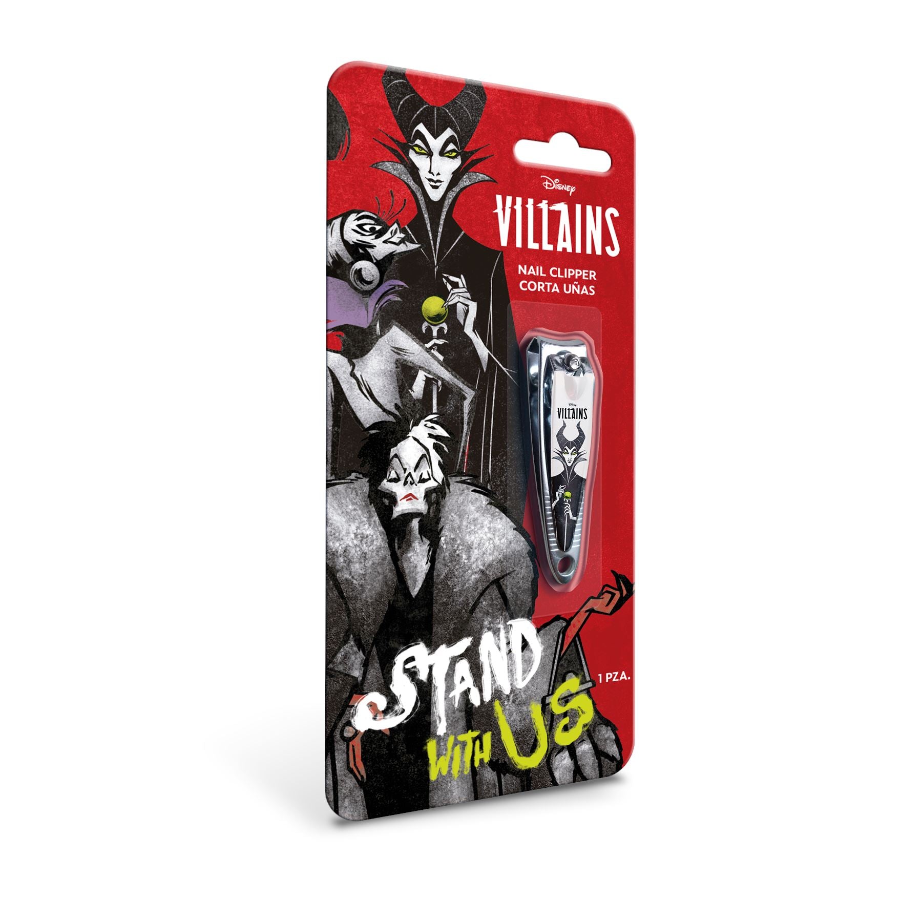 Disney Villains Individual Nail Clipper in Blister Pack - Perfect for Travel, Gifts, and Personal Nail Care