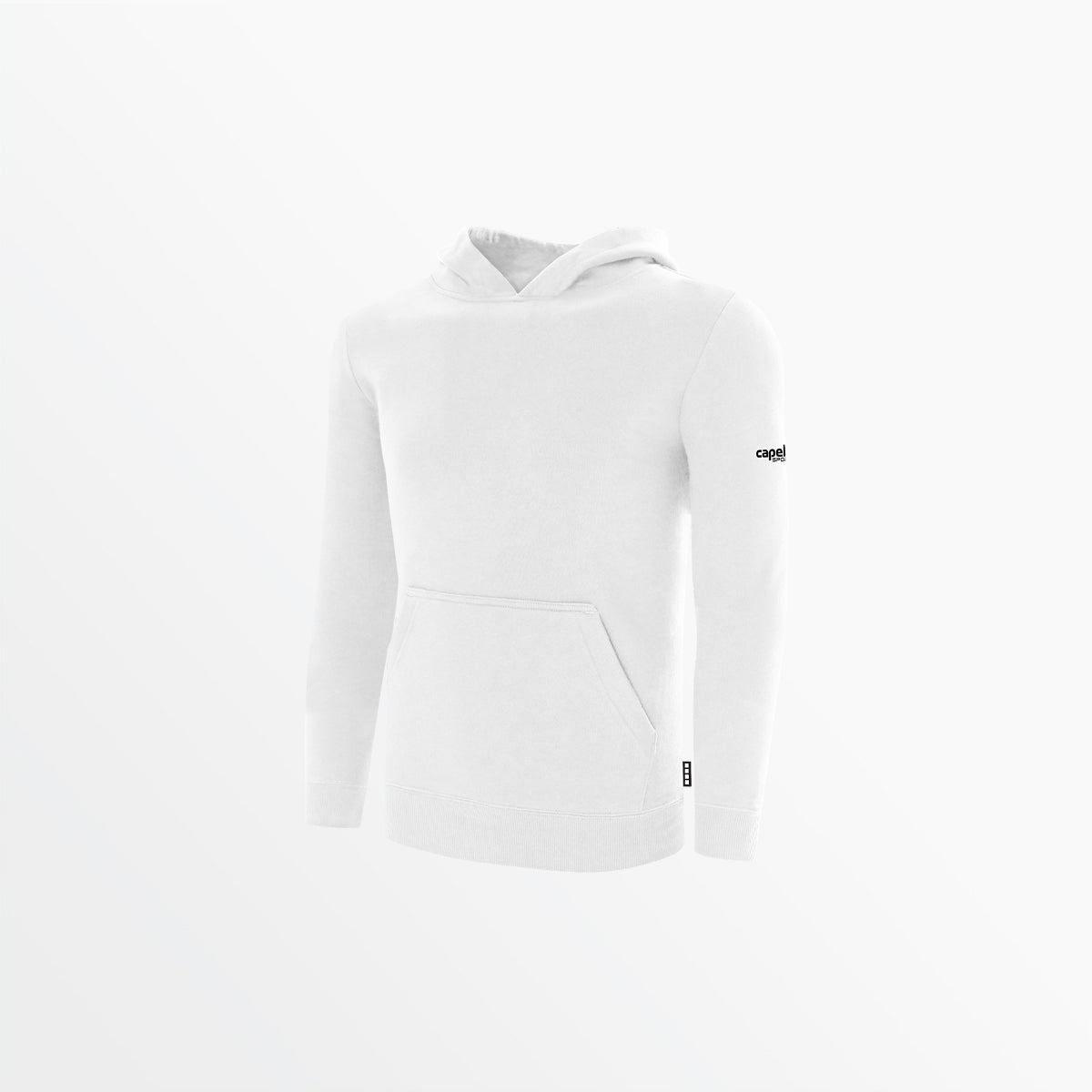 Youth Basics Fleece Pullover Hoodie with Sleeve Logo - Cozy & Stylish for School, Sports & Casual Wear