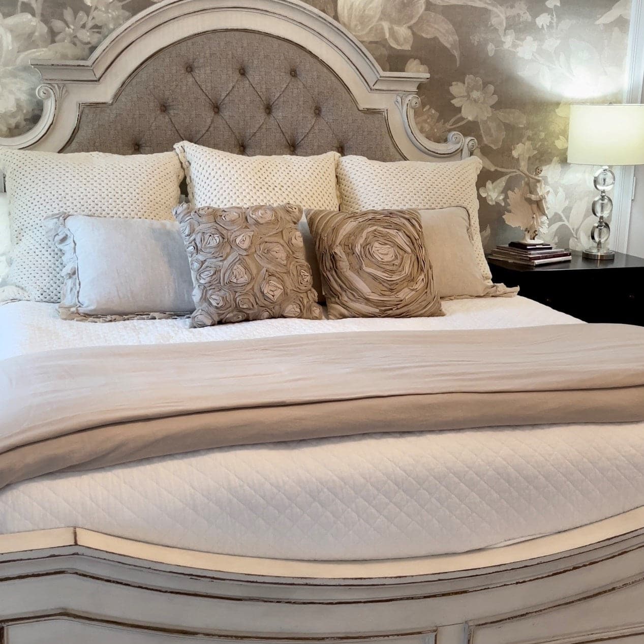 Premium Belgian Flax Linen & Cotton Blend 3-Piece Quilt Set - King/Queen Size - Soft Breathable Bedding for All Seasons - Perfect for Master Bedroom, Guest Room & Vacation Homes