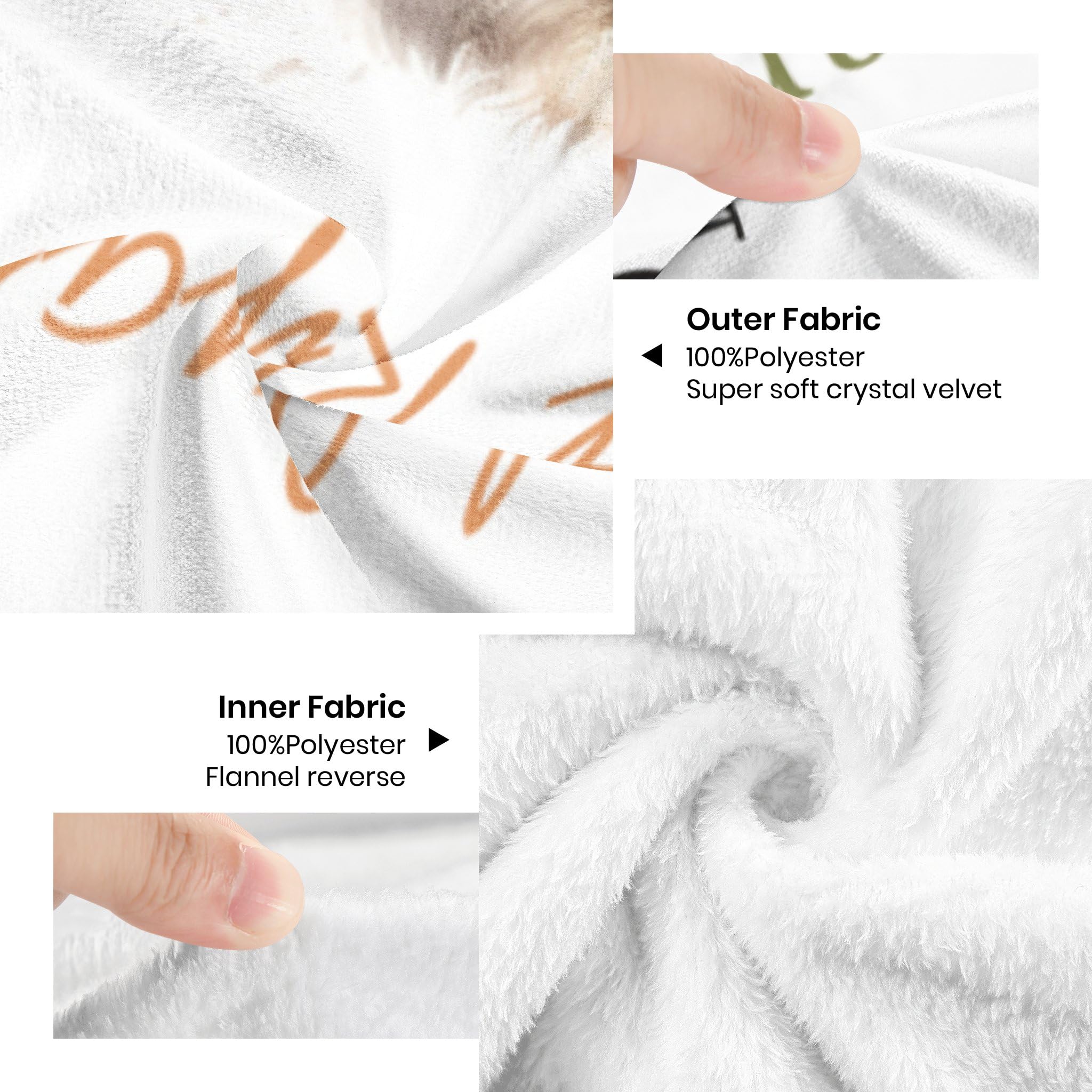 Personalized Baby Blankets for Boys & Girls - Custom Name Embroidered Soft Receiving Blanket with Owl Design | Perfect for Nursery, Christening Gifts & Newborn Photo Shoots