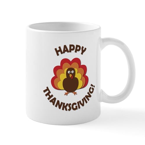 White - Happy Thanksgiving! Mugs