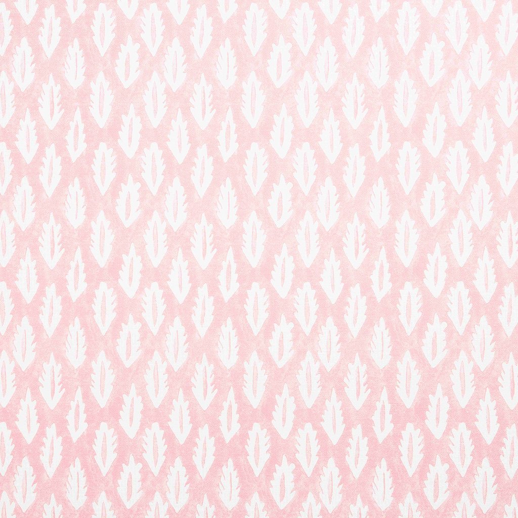 Forest Printed Fabric Linen Cotton Blend Pink Fabric - Perfect for DIY Home Decor, Curtains, and Bohemian Style Clothing