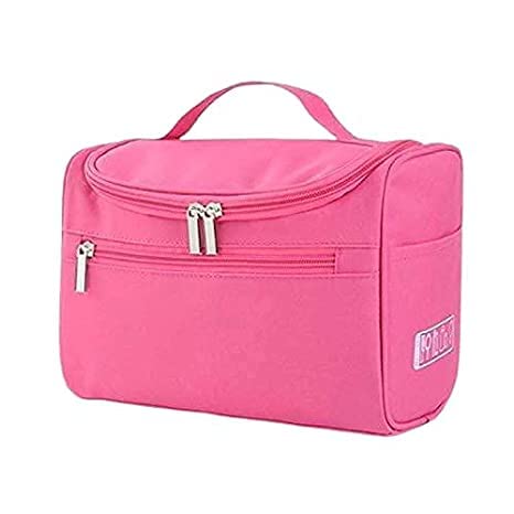 PINZOR Waterproof Cosmetic Bag for Travel - Hanging Toiletry Organizer with Multiple Pockets for Makeup, Skincare & Shampoo - Perfect for Women & Men - Ideal for Airplane, Gym & Weekend Getaways