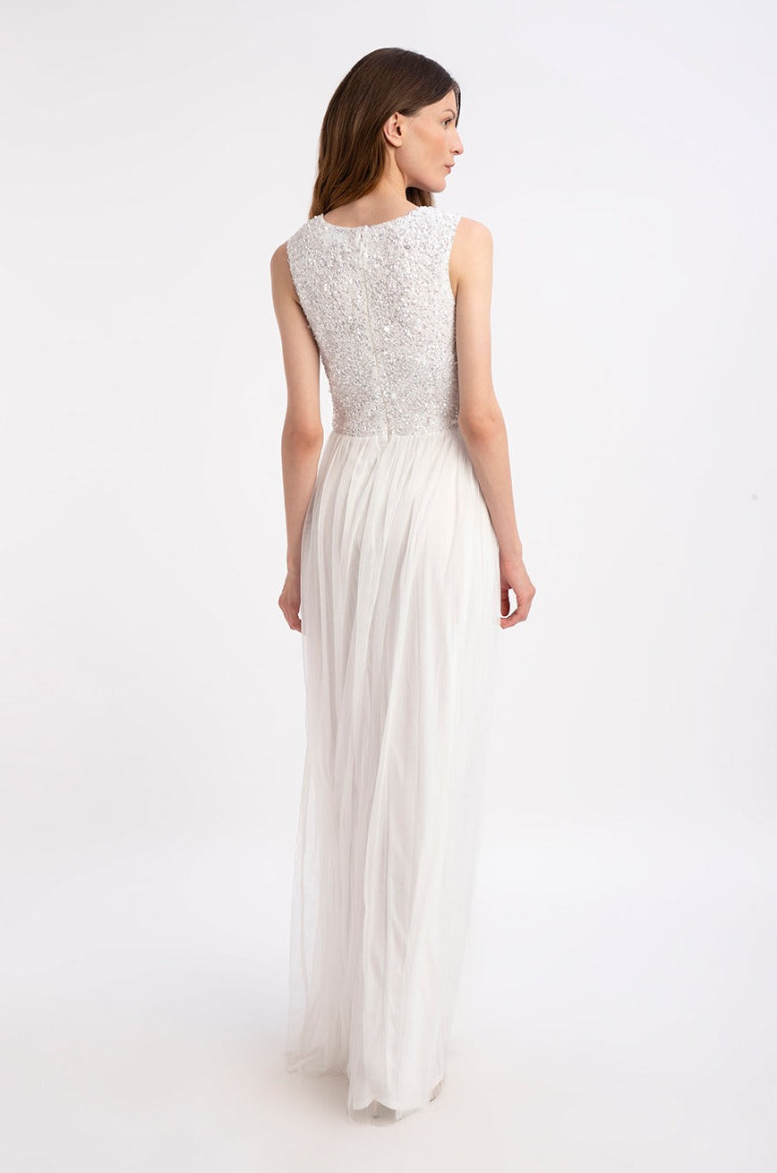 Picasso V Embellished Wedding Dress - Elegant Lace Bridal Gown for Bride, Church & Beach Weddings