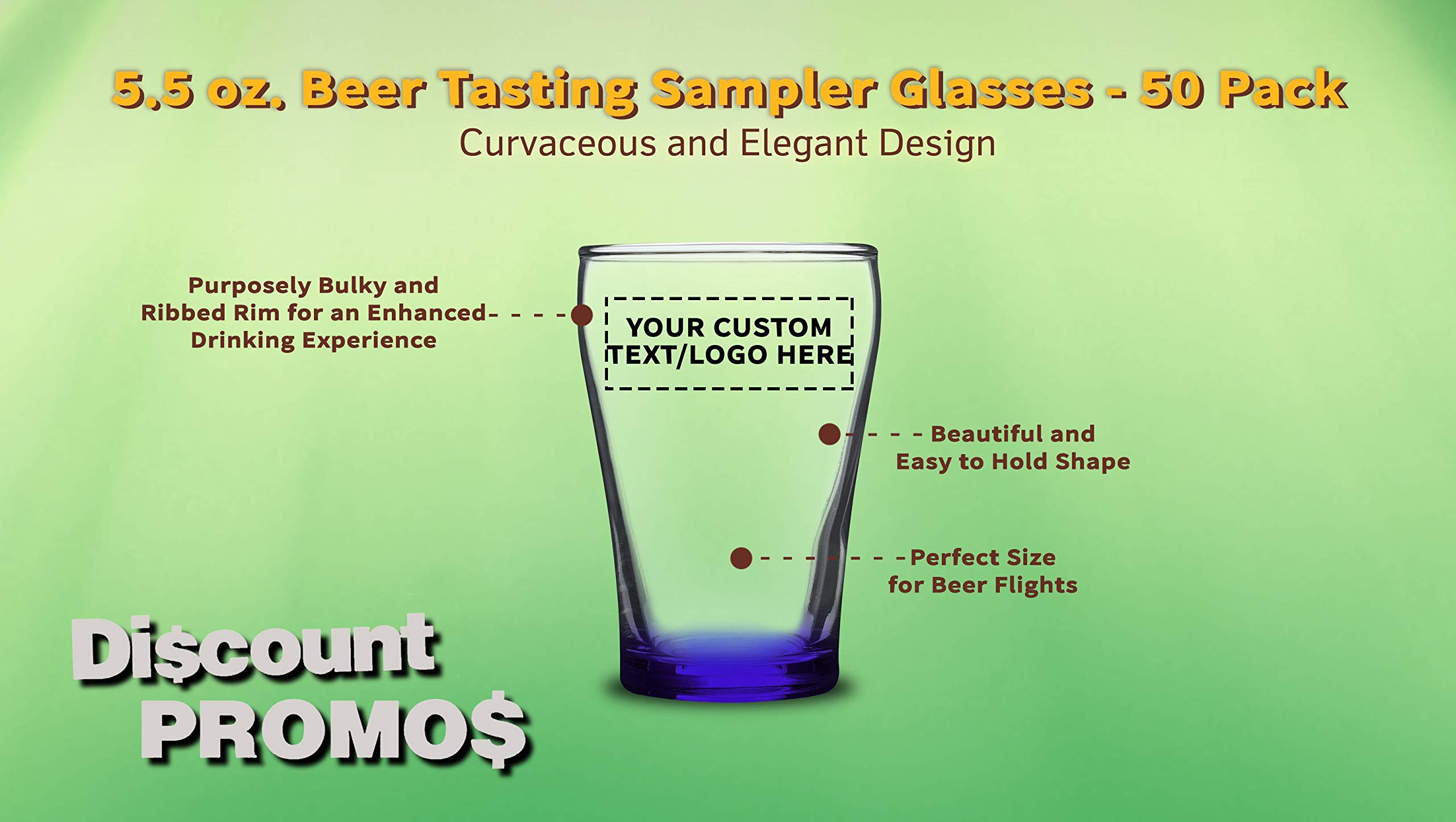 Custom Shot Glasses 5.5 oz (50-Piece Bulk Set) - Personalized Purple Barware for Weddings, Parties & Events - Perfect for Bachelor Parties, Birthday Celebrations & Corporate Gifts