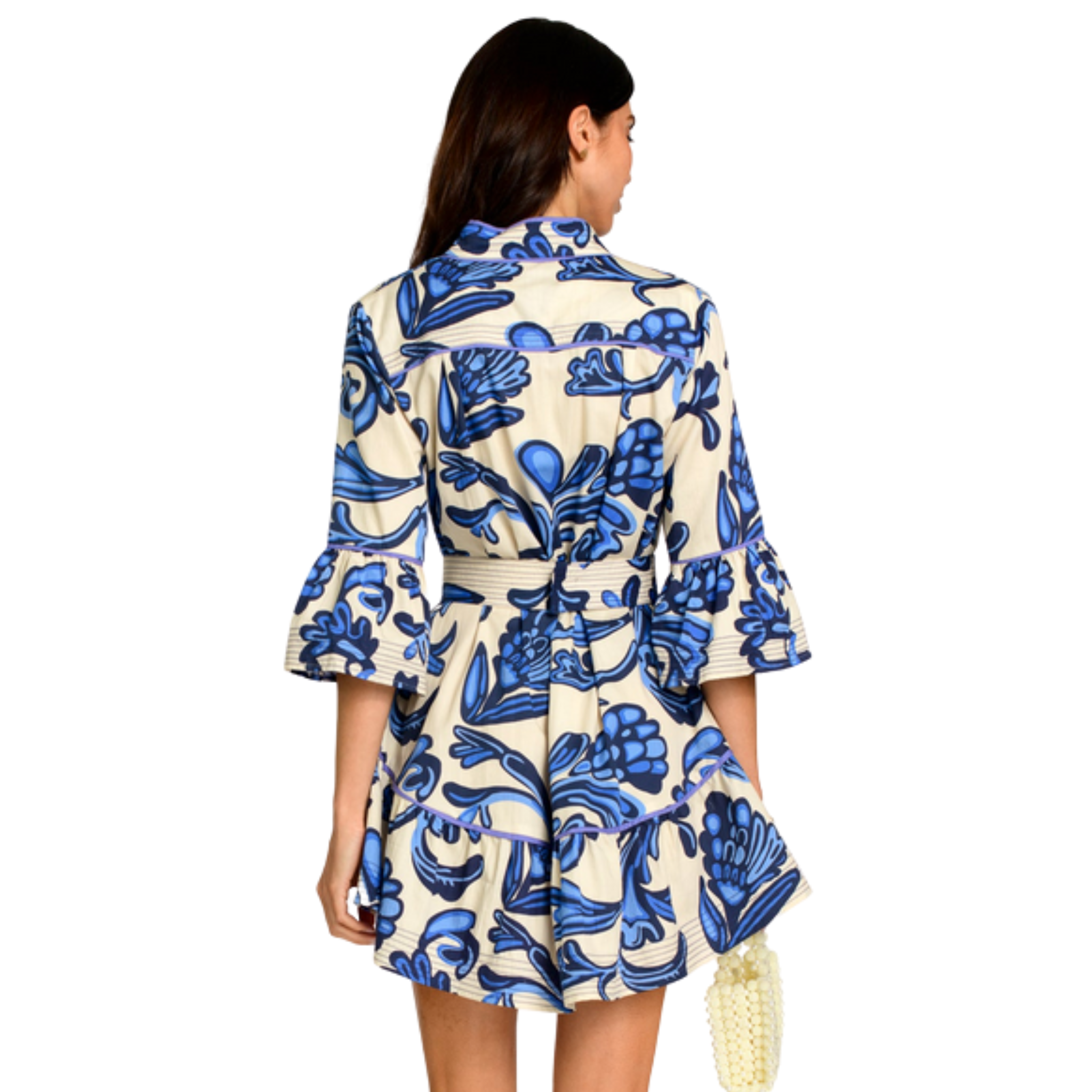 Frances Mini Dress - Elegant Floral Summer Dress for Women, Perfect for Beach, Party & Casual Wear | Lightweight & Comfortable