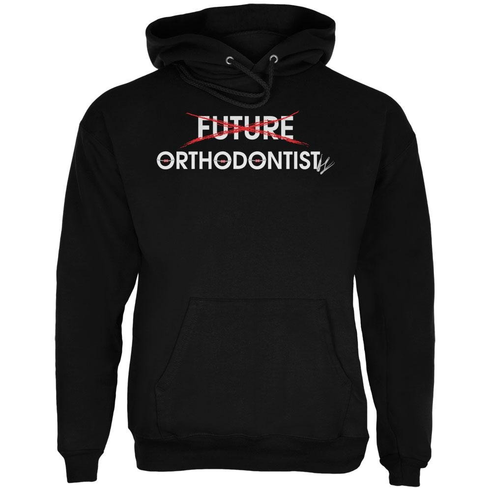 Future Orthodontist Graduation Hoodie for Men - Black XL | Comfortable & Stylish Pullover for Dental Students, Graduation Gifts & Casual Wear