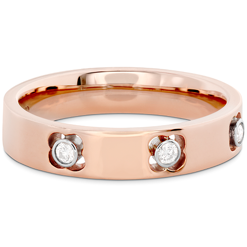 Hearts On Fire Copley Multi Diamond Band Ring - Elegant Stackable Wedding Band for Women, Perfect for Anniversary & Engagement Gifts | Durable 14K White Gold Fine Jewelry for Everyday Wear