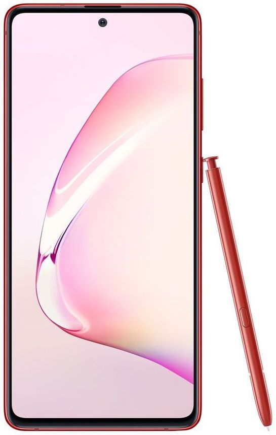 Samsung Galaxy Note 10 Lite 128GB Aura Red Unlocked Smartphone - Perfect for Business Professionals & Students, Great for Note-Taking, Drawing & Productivity