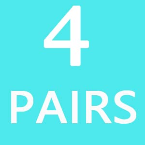 4 Pairs - Green