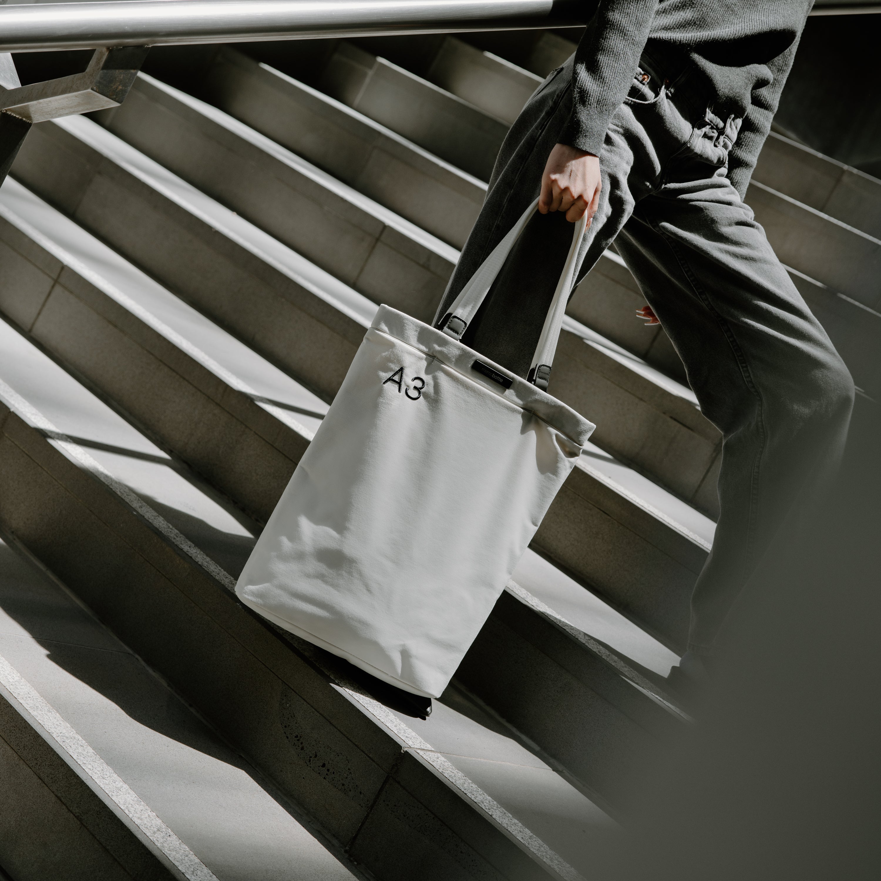A3 Daily Tote Bag - Stylish & Durable Canvas Tote for Work, Shopping & Travel - Perfect for Office, Groceries & Beach Day Essentials