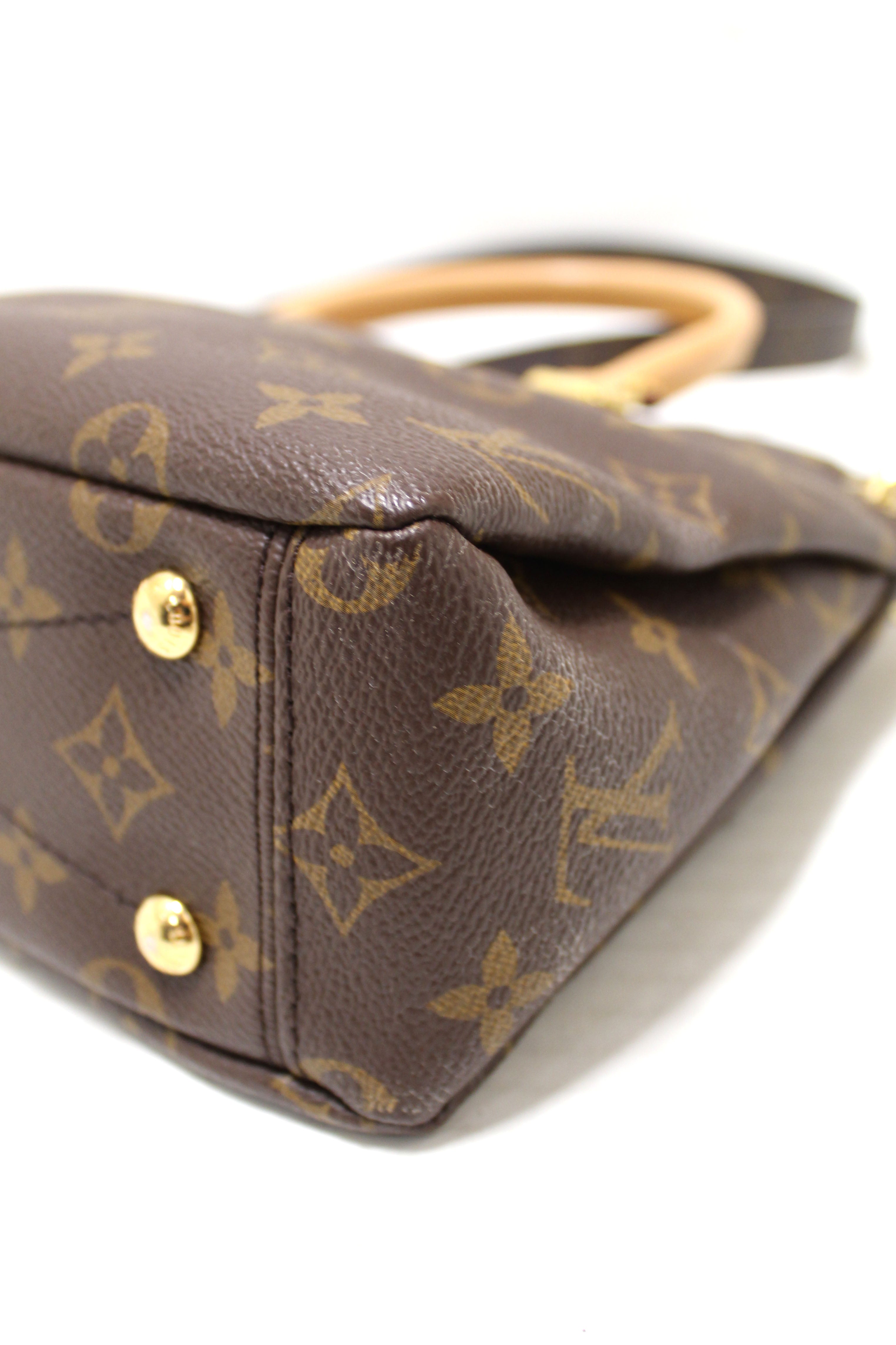 Authentic Louis Vuitton Monogram Red Pallas BB Crossbody Bag - Luxury Leather Handbag for Women, Fashion Shoulder Purse for Daily Use, Work, Travel & Special Occasions