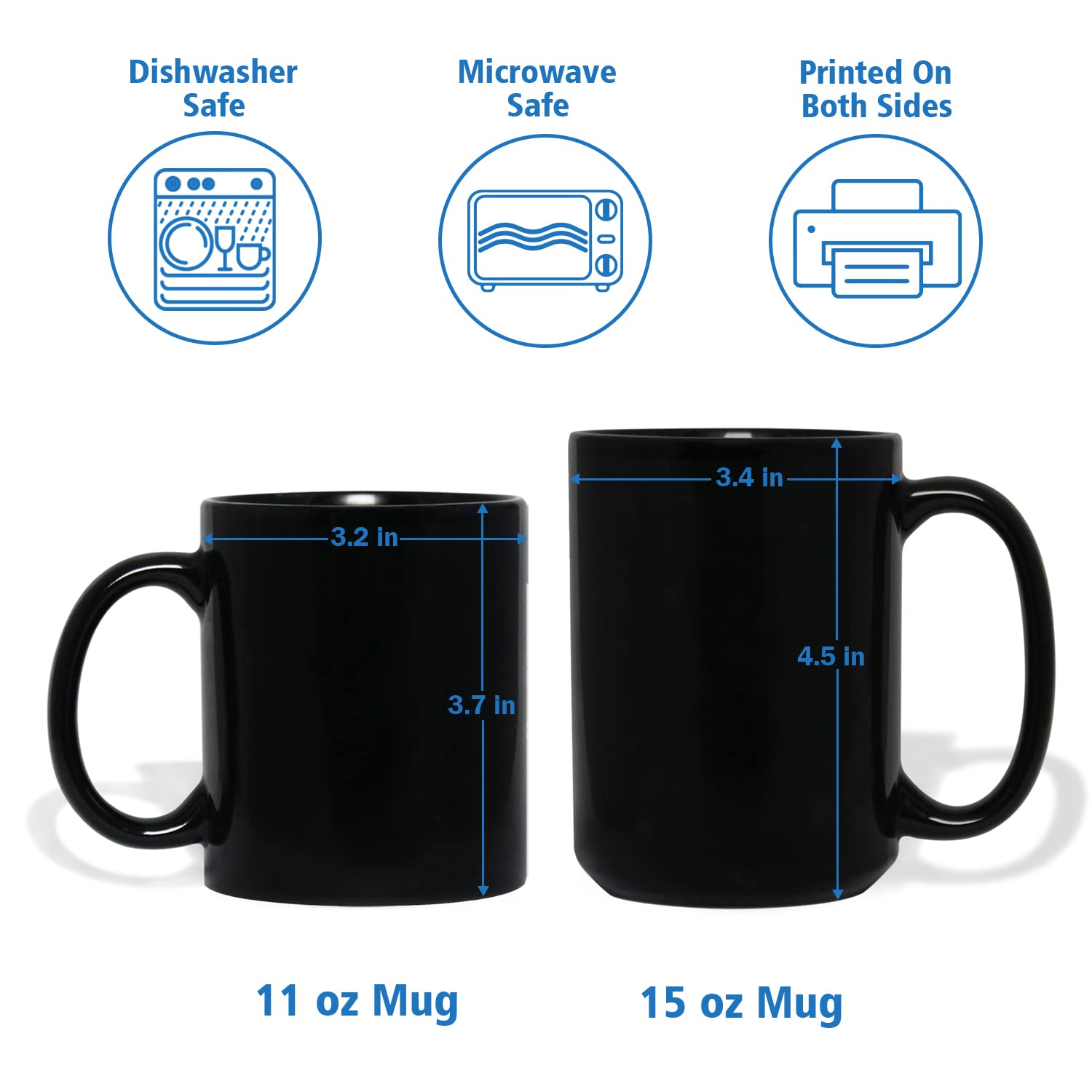 Personalized Brides & Maid of Honor Coffee Mug - 11oz & 15oz Custom Name Black Ceramic Cup - Wedding Party Gift for Bridal Shower, Bachelorette & Marriage Day - Perfect for Coffee, Tea or Hot Chocolate at Bridal Parties