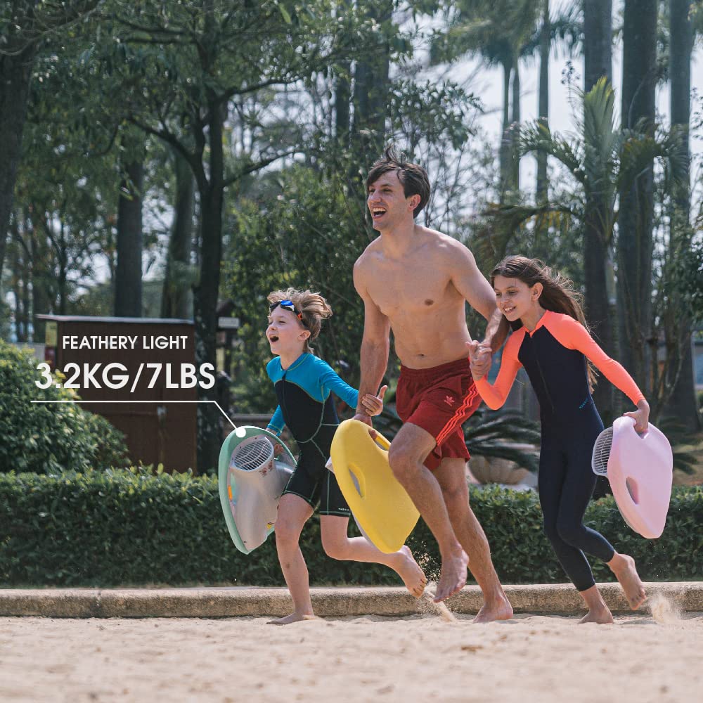 Asiwo Electric Swimming Kickboard - 3 Speed Adjustable Swim Training Board for Adults & Kids | Pool Workouts, Water Sports & Swim Practice