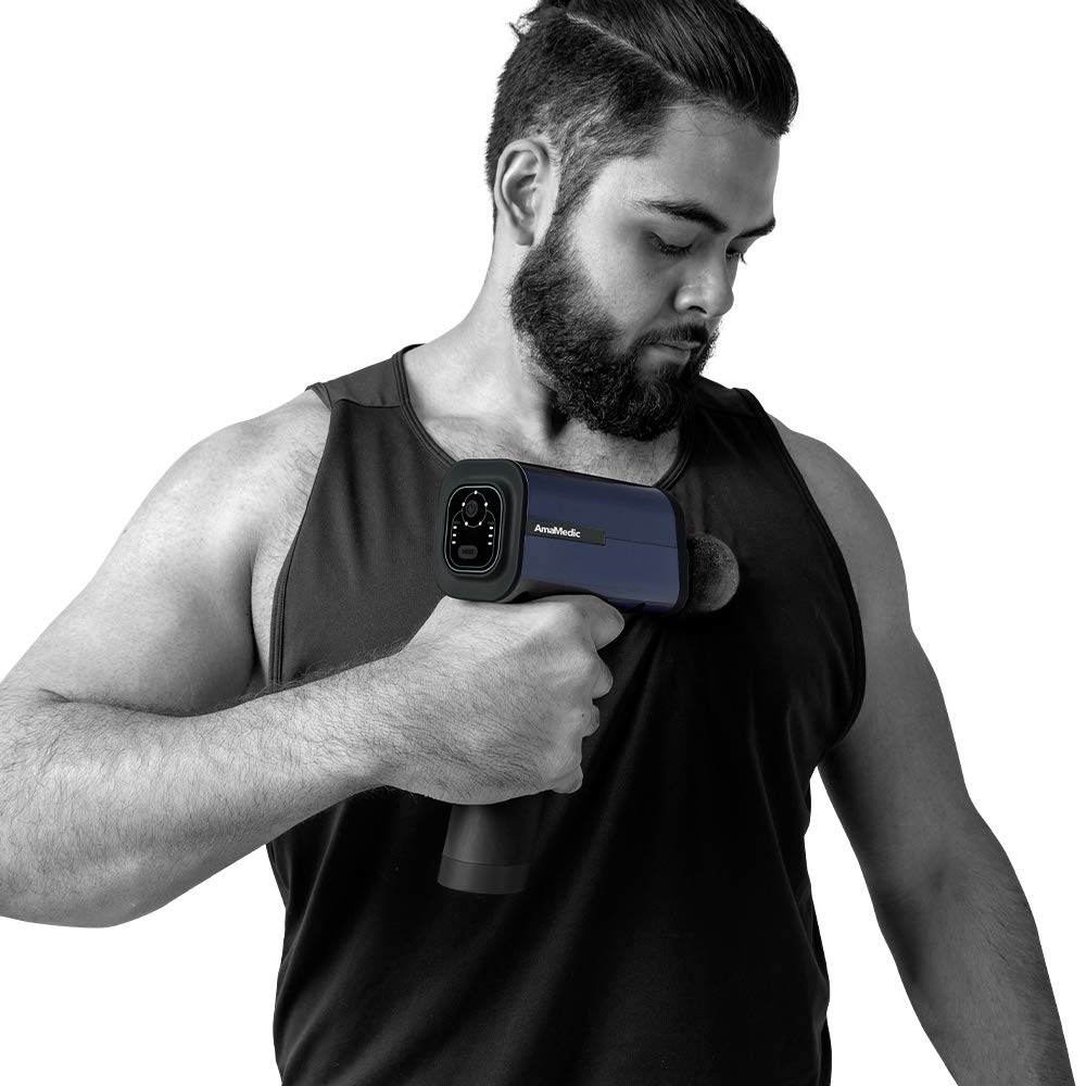 Otamic V2 Deep Tissue Massage Gun - Professional Grade Electric Muscle Massager with 2-Year Warranty | Portable Handheld Percussion Massager for Sore Muscles, Stiffness Relief & Recovery | Perfect for Athletes, Gym Workouts & Post-Exercise Therapy