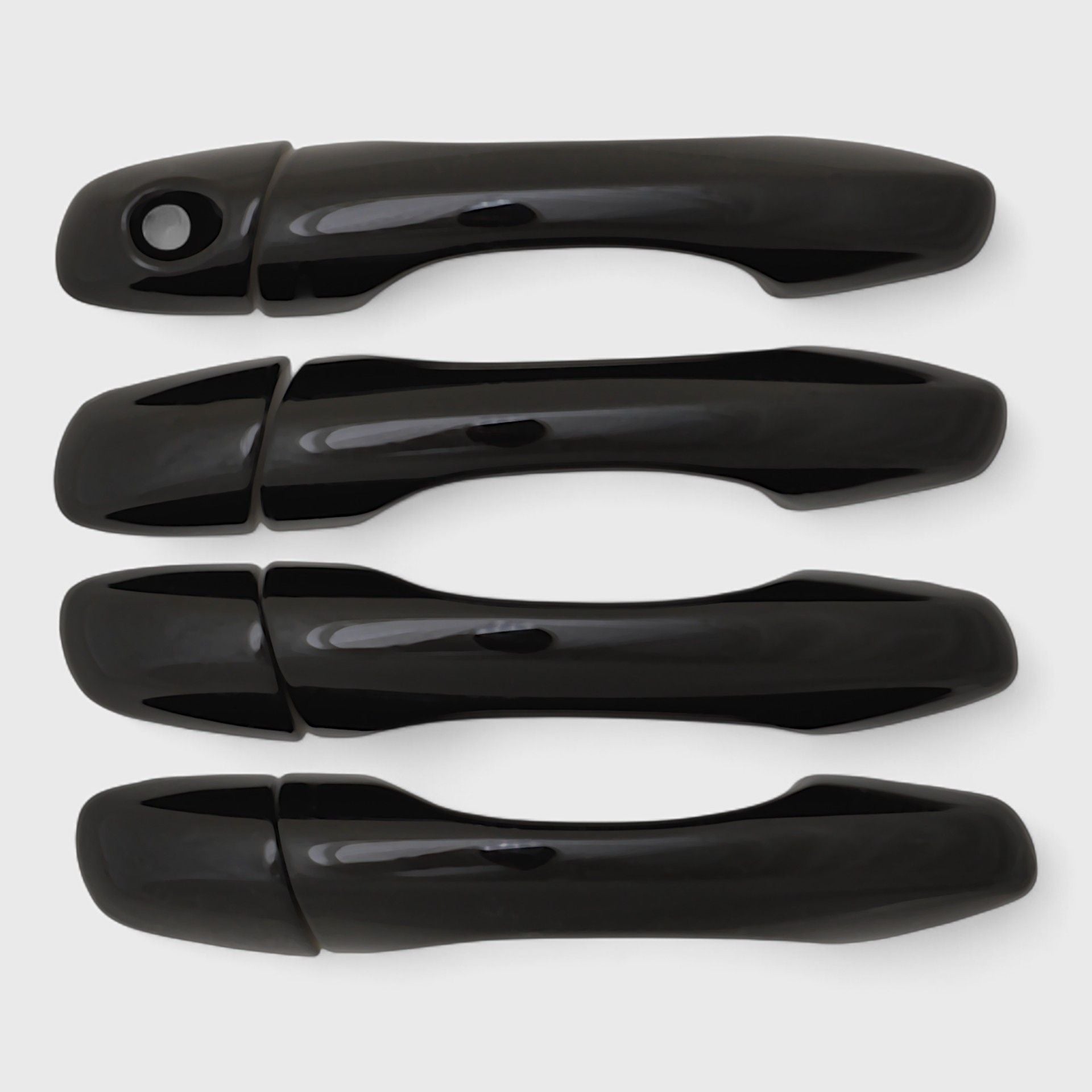 Gloss Black Chrome Delete Door Handle Covers for Cars - No Smart Key - DH6317BLK - Upgrade Your Vehicle's Style & Protection (Sedan, SUV, Truck)