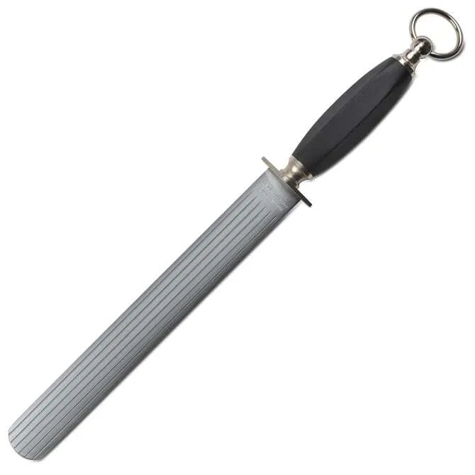 F. Dick 11-Inch Professional Knife Sharpening Steel - MultiCut Grooves for Precision Honing | Perfect for Chefs, Butchers & Home Cooks | Kitchen Knife Maintenance Tool