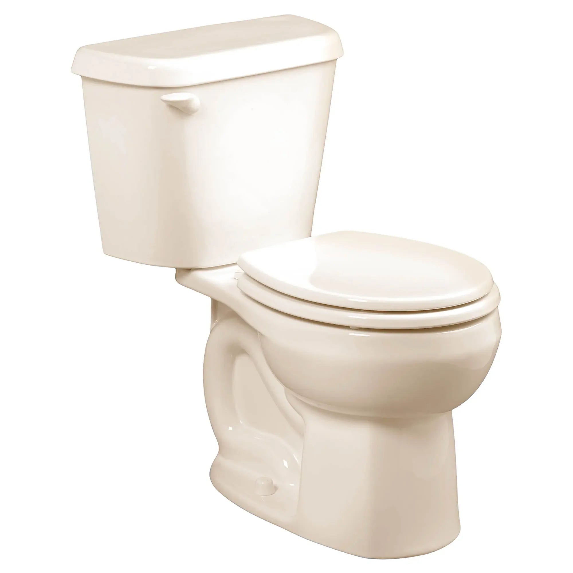 Colony® Two-Piece 1.6 GPF/6.0 LPF Standard Height Round Front Toilet - 10 Inch Rough-In (Seat Not Included) for Bathroom & Powder Room Renovations