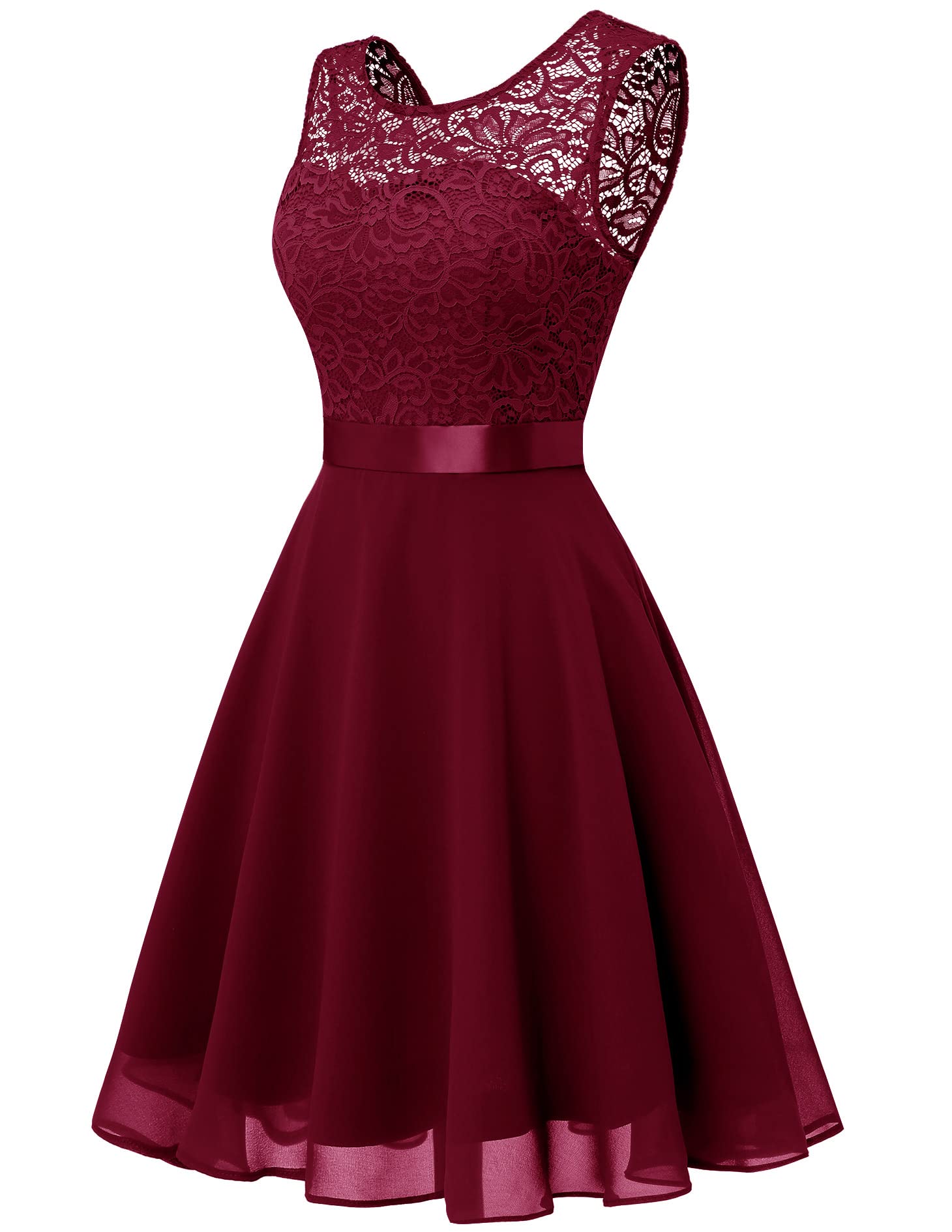 BeryLove Women's Short Prom Dress Lace Wedding Guest Cocktail Party Bridesmaid Formal Gown - Perfect for Homecoming, Evening Events & Special Occasions