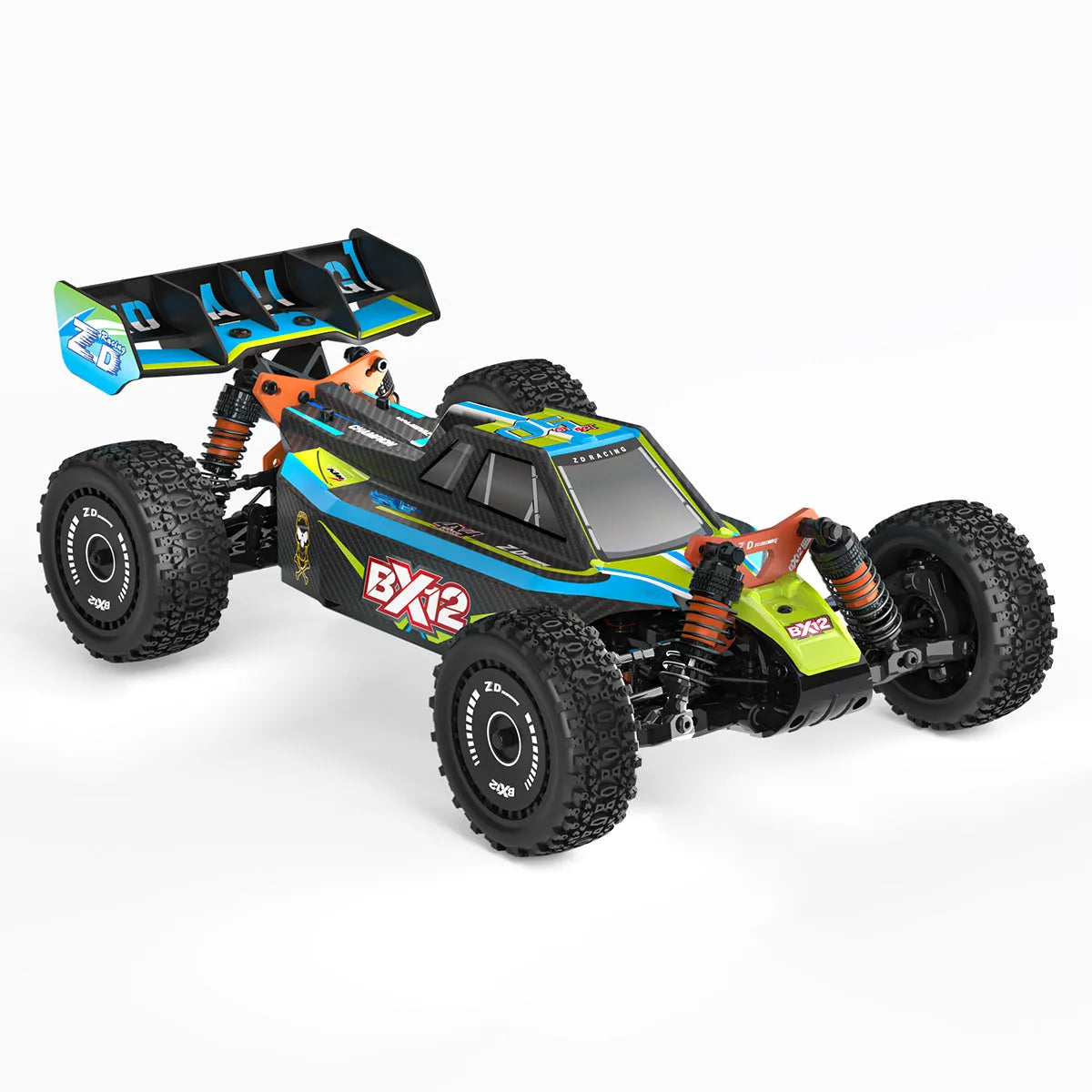 **ZD Racing BX 12 1/12 Scale 4WD RC Car - 70km/h High Speed, 3S Brushless Motor, 2.4G RTR, Oil-Filled Shocks - Off-Road Racing Truck for Adults & Kids (Perfect for Backyard, Park & Track Racing)**