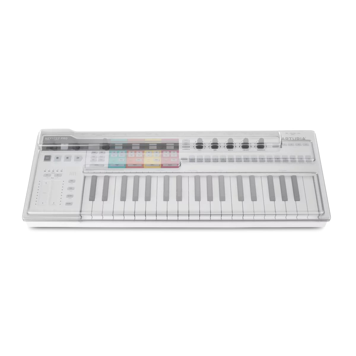 Arturia Keystep Pro Keyboard Controller Protective Cover - Durable Polycarbonate Dust Shield for Music Production & Live Performance (DS-PC-KEYSTEPPRO) | Studio & Stage Use