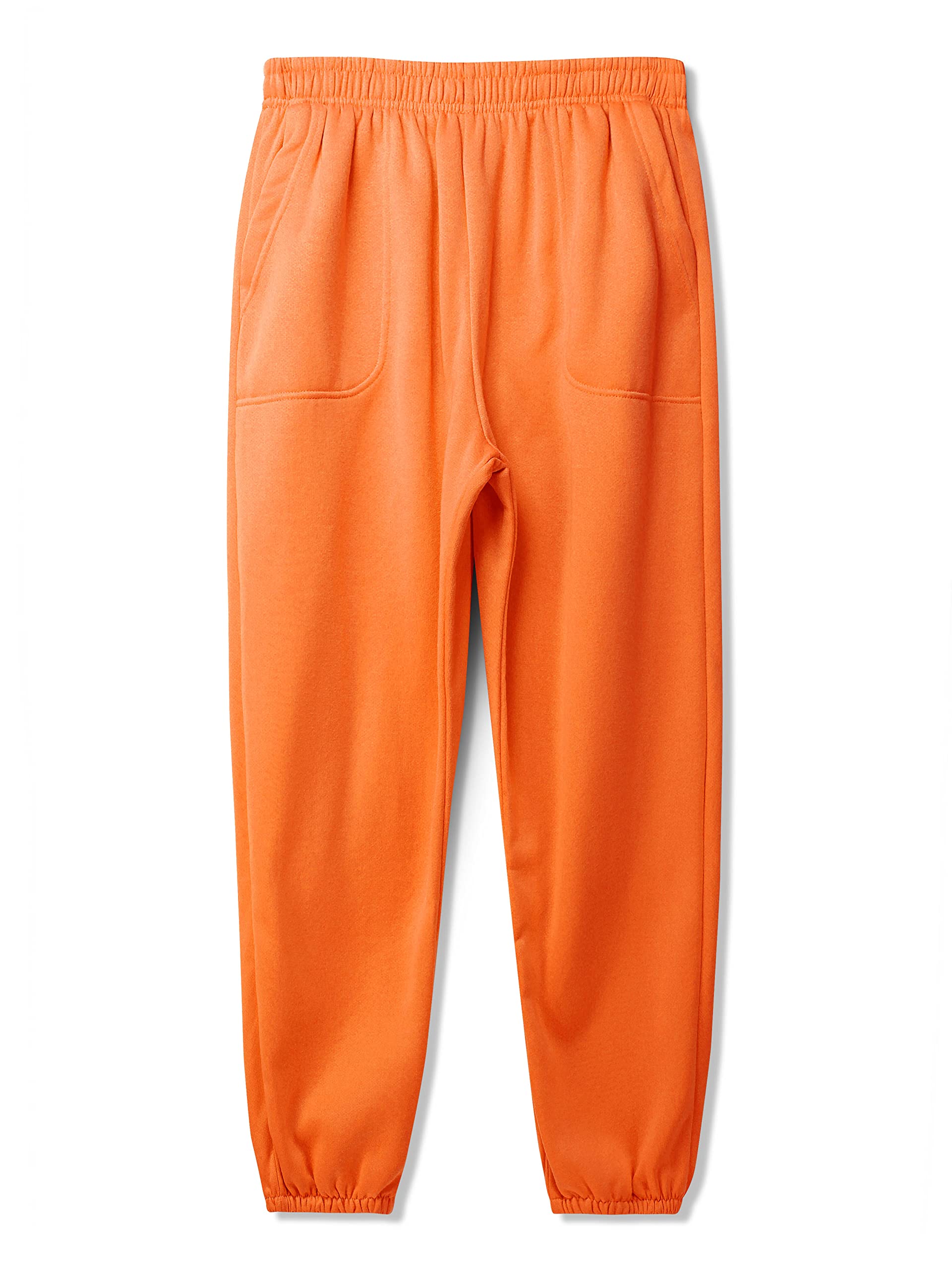 Men's Lightweight Fleece Jogger Pants with Pockets & Elastic Waist - Comfortable Sweatpants for Running, Lounge & Casual Wear